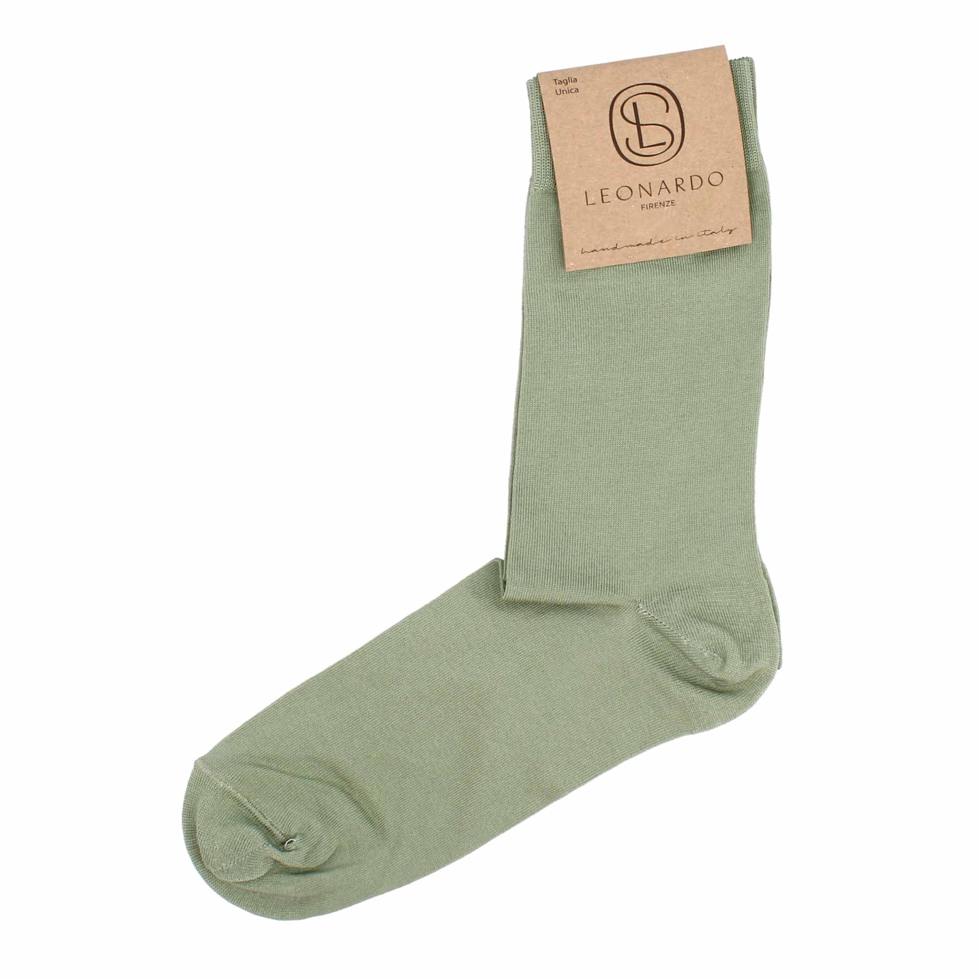 Calzini da uomo in Filo di Scozia colore verde