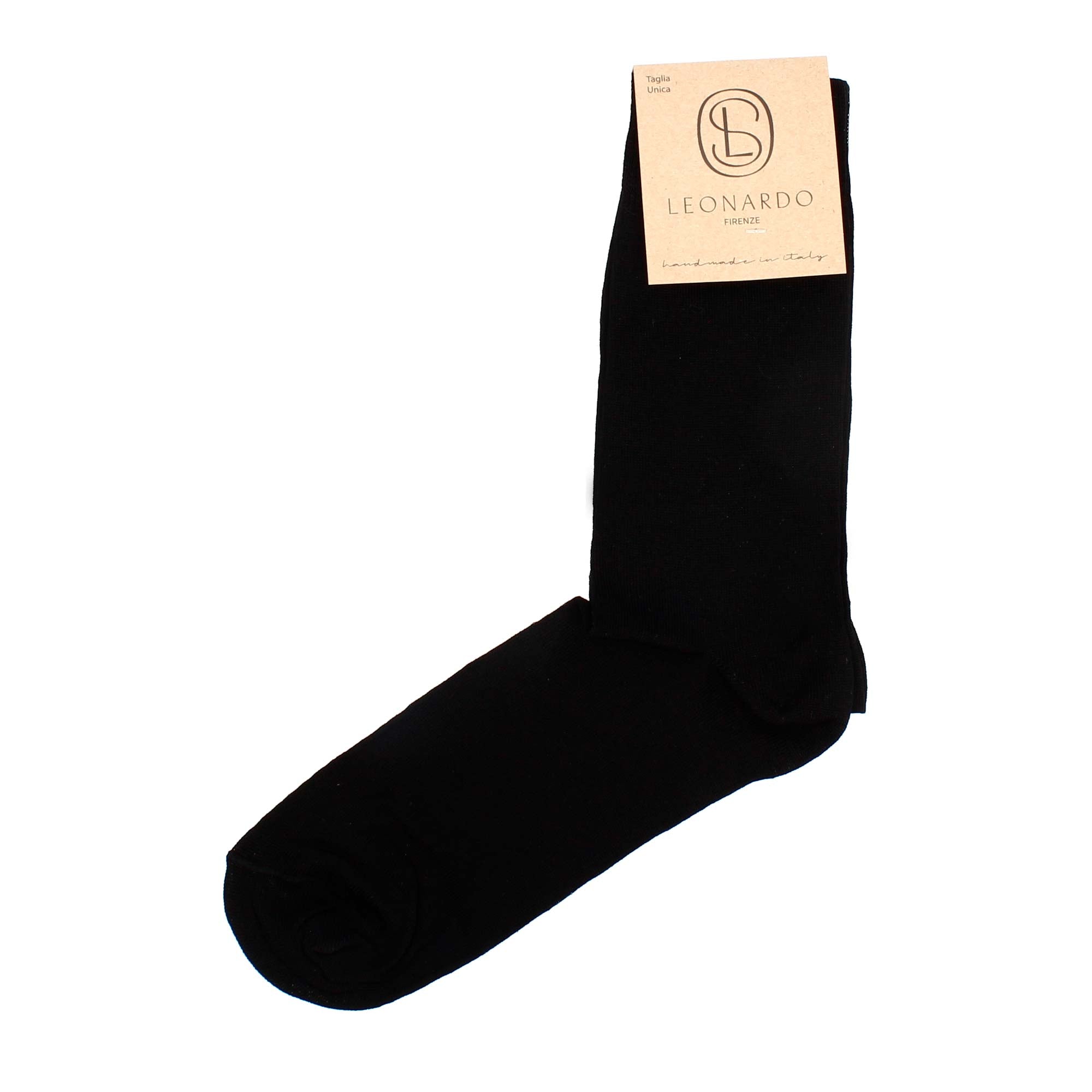 Men's plain cotton blue socks