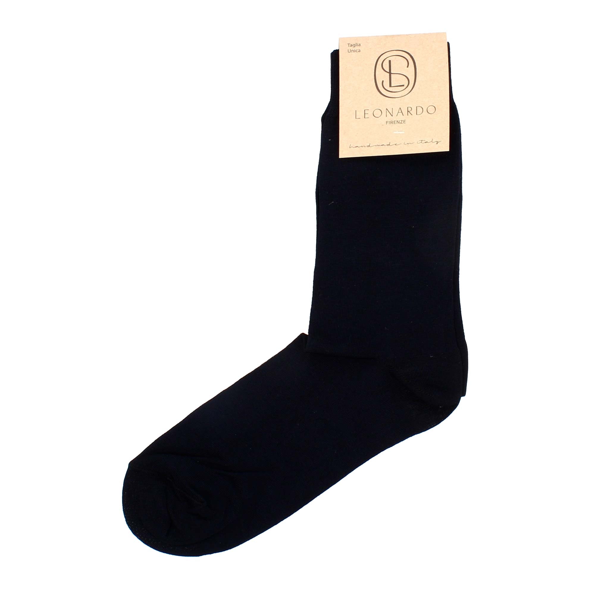 Calzini da uomo in filo di Scozia colore nero