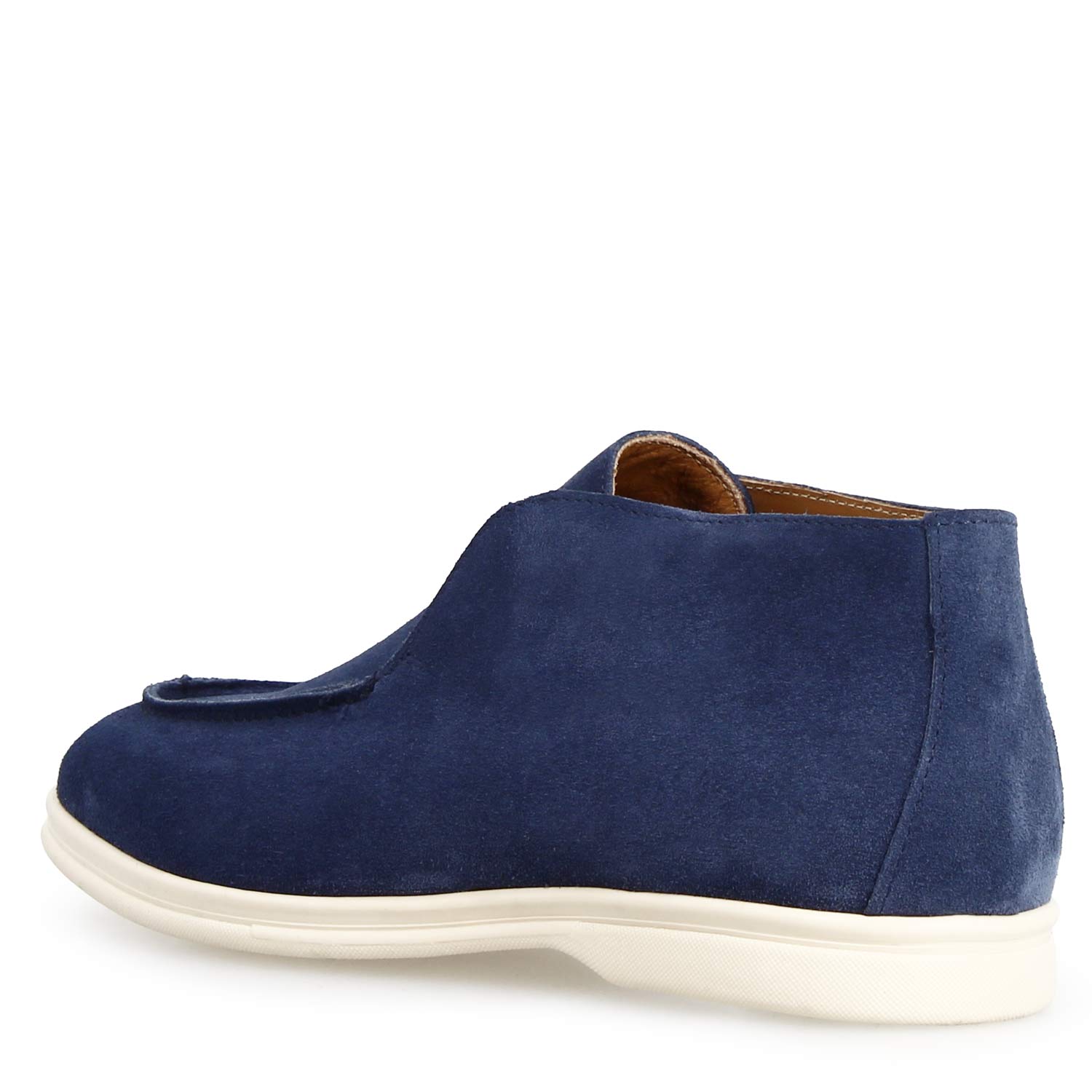 Men's Elite high-top loafer in blue suede