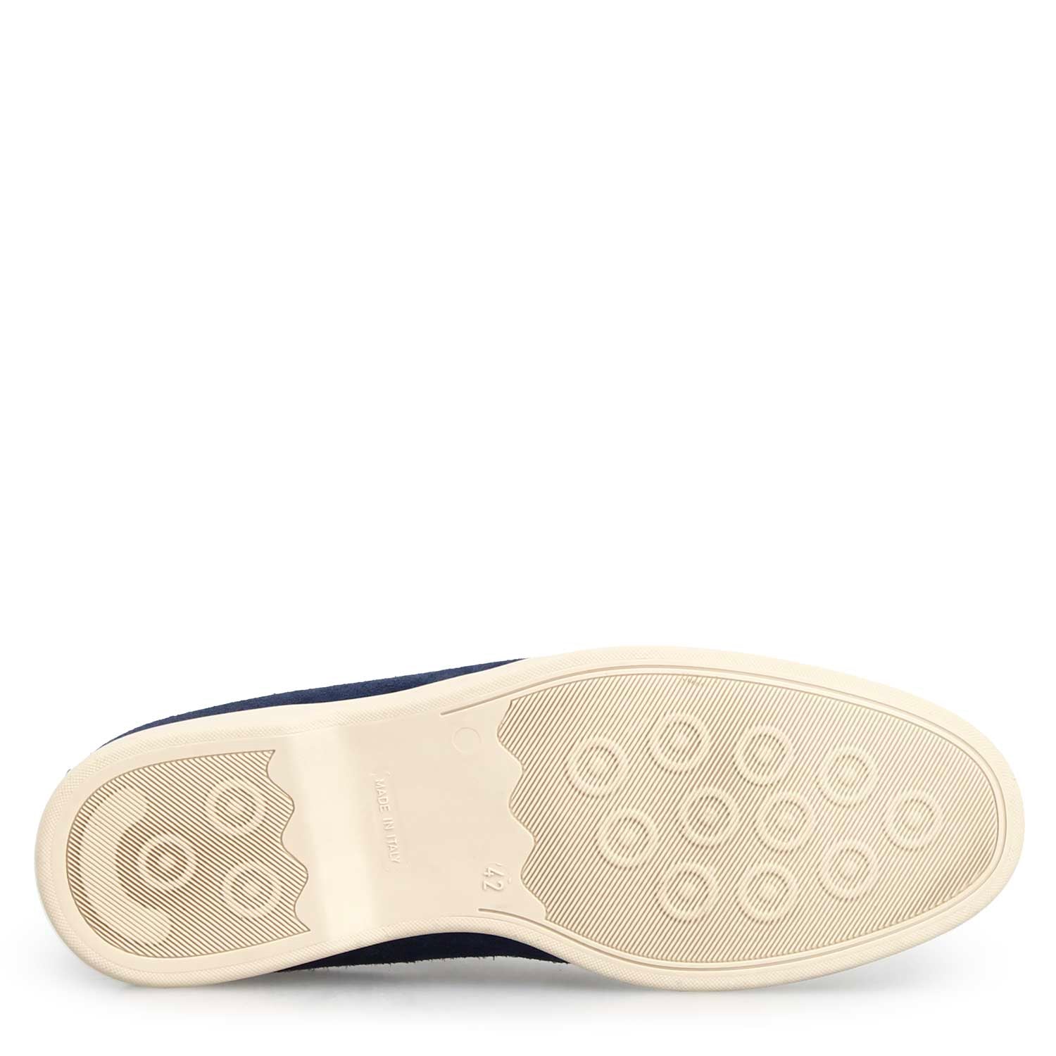 Men's Elite high-top loafer in blue suede