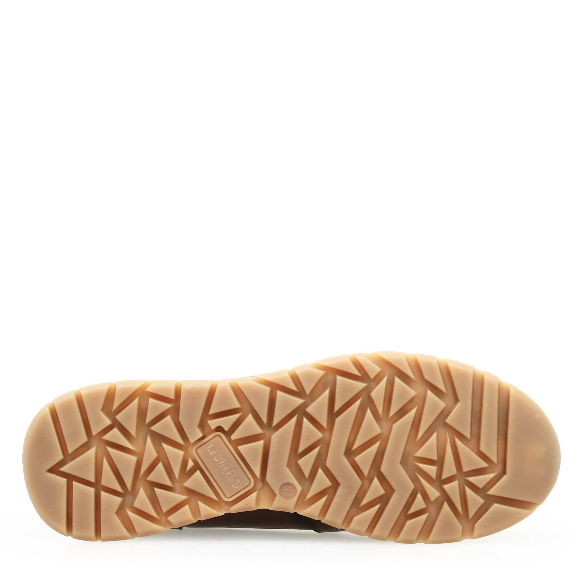 Ateneo sneakers for men in dark brown leather