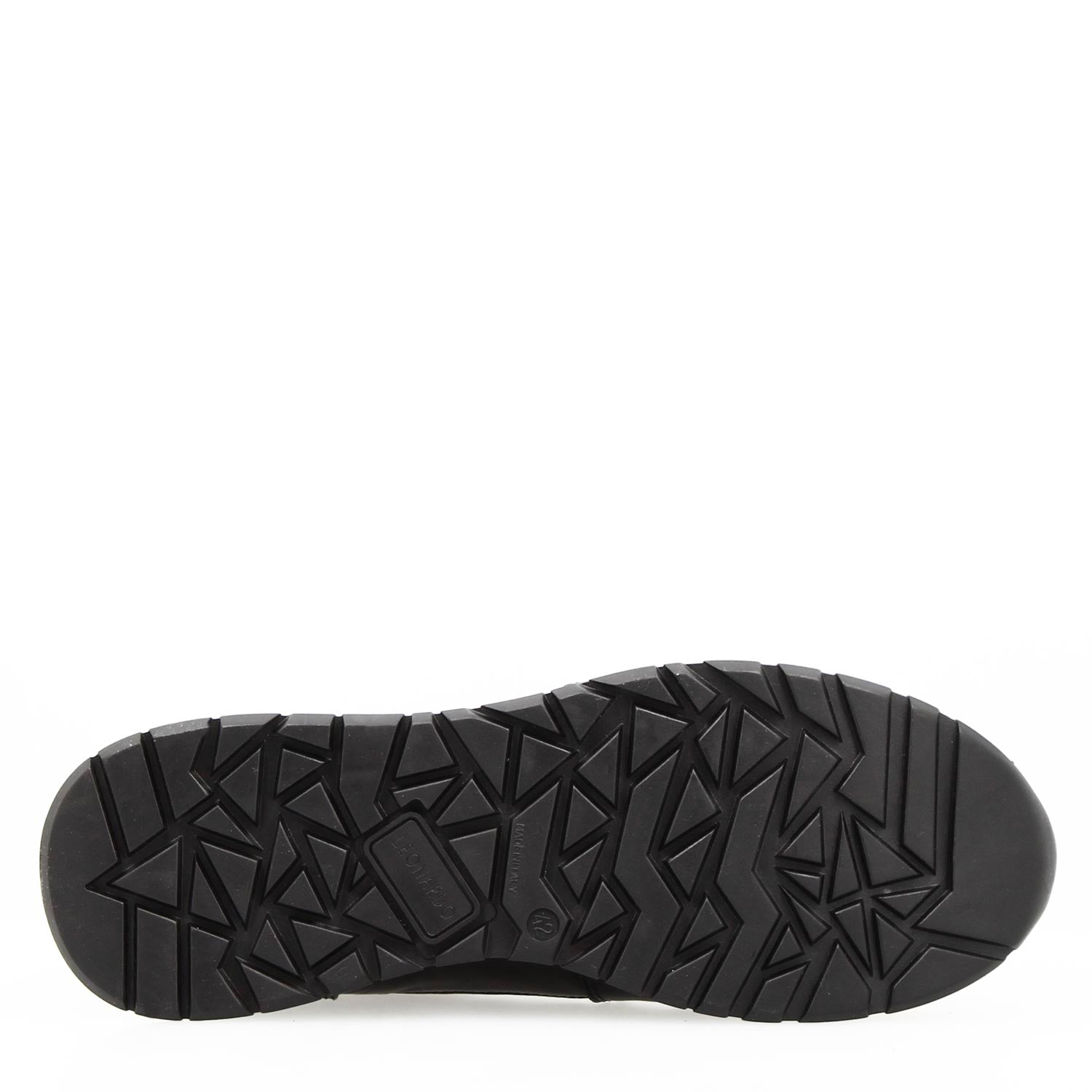 Ateneo sneakers in black leather for men