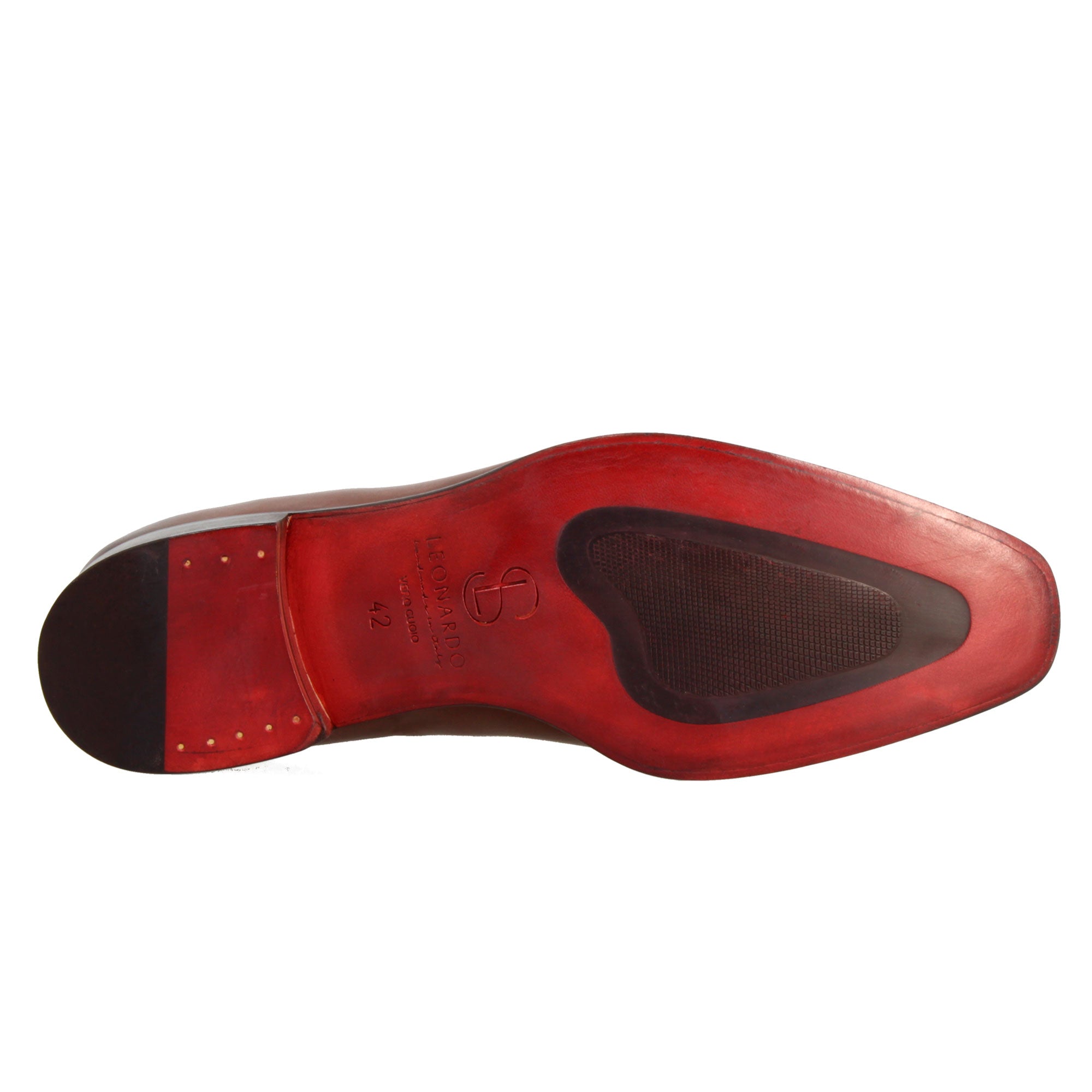 Scarpe eleganti da uomo in pelle color marrone - LeonardoShoes