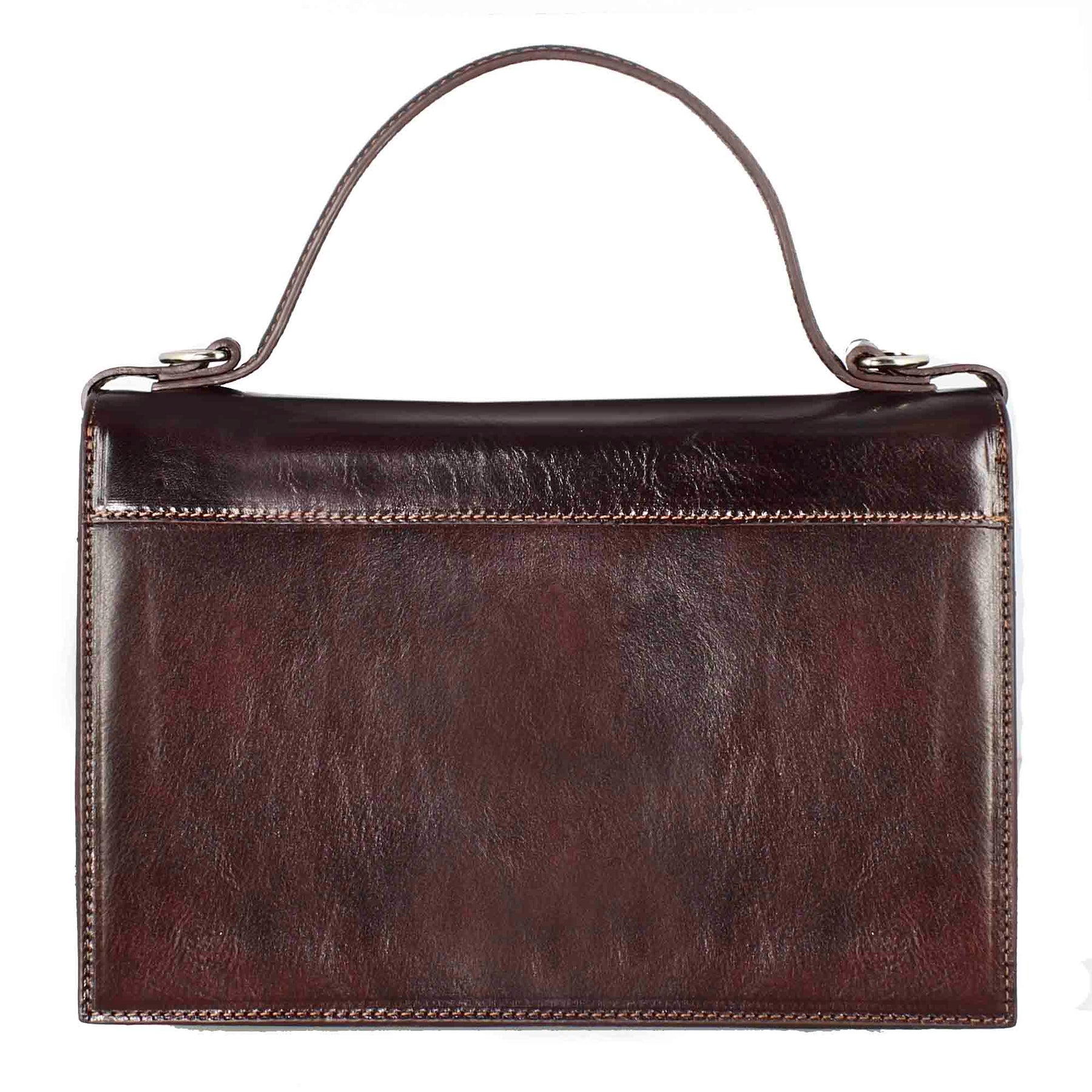 Classic women's Contessina bag in smooth brown leather