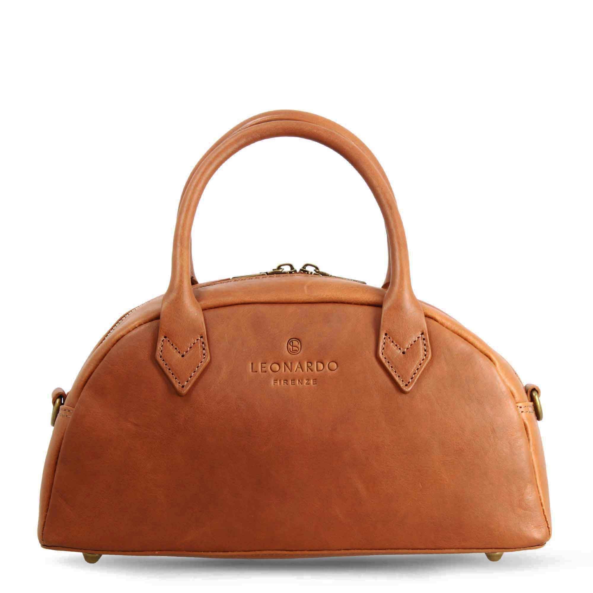 Borsa a mano Tulia bauletto da donna in pelle colore marrone