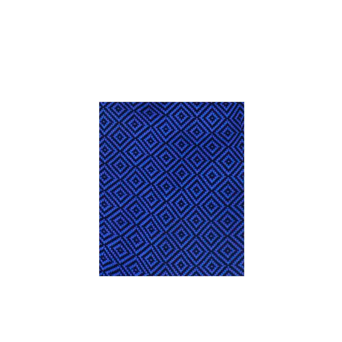 Calzini da uomo in cotone colore blu elettrico con fantasia colore nero
