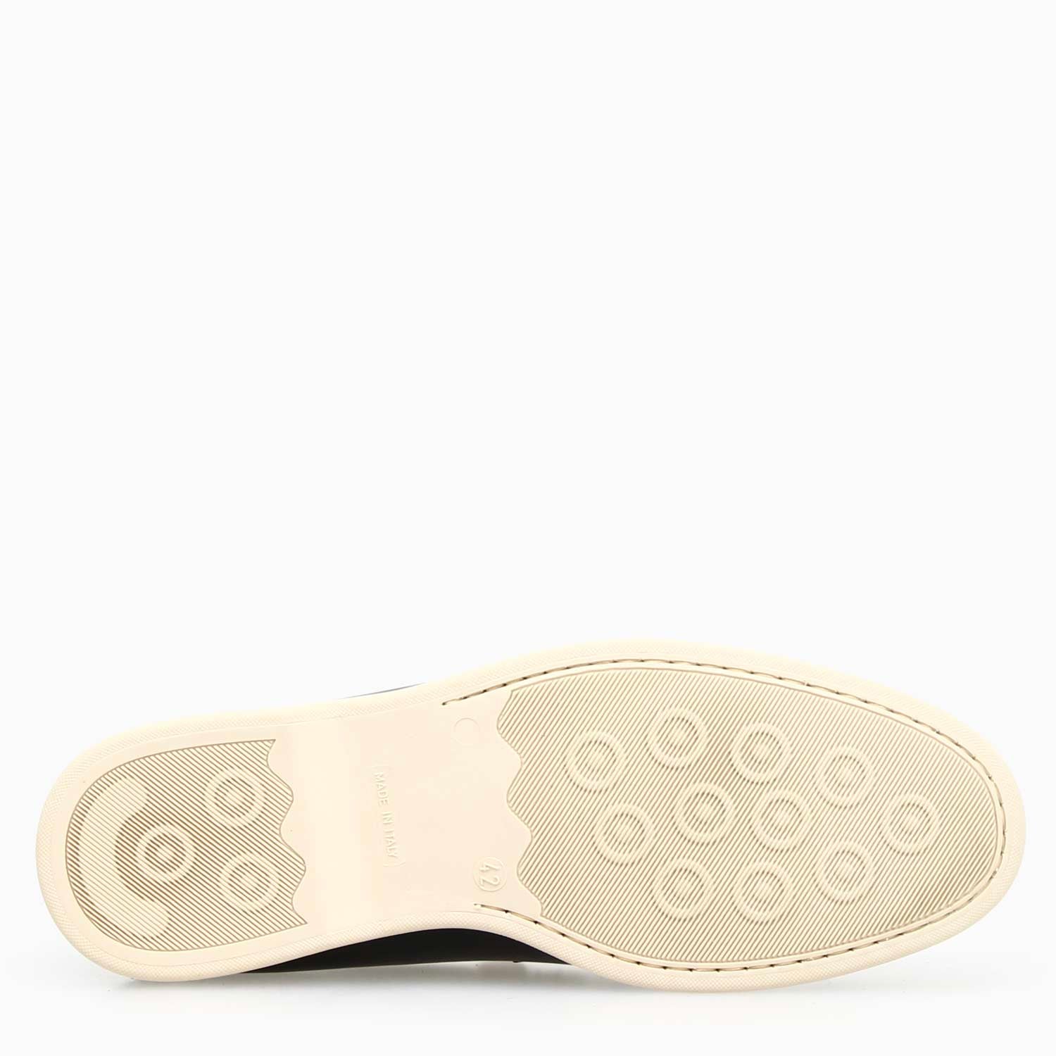 Mocassino Elite da uomo in pelle blu - LeonardoShoes