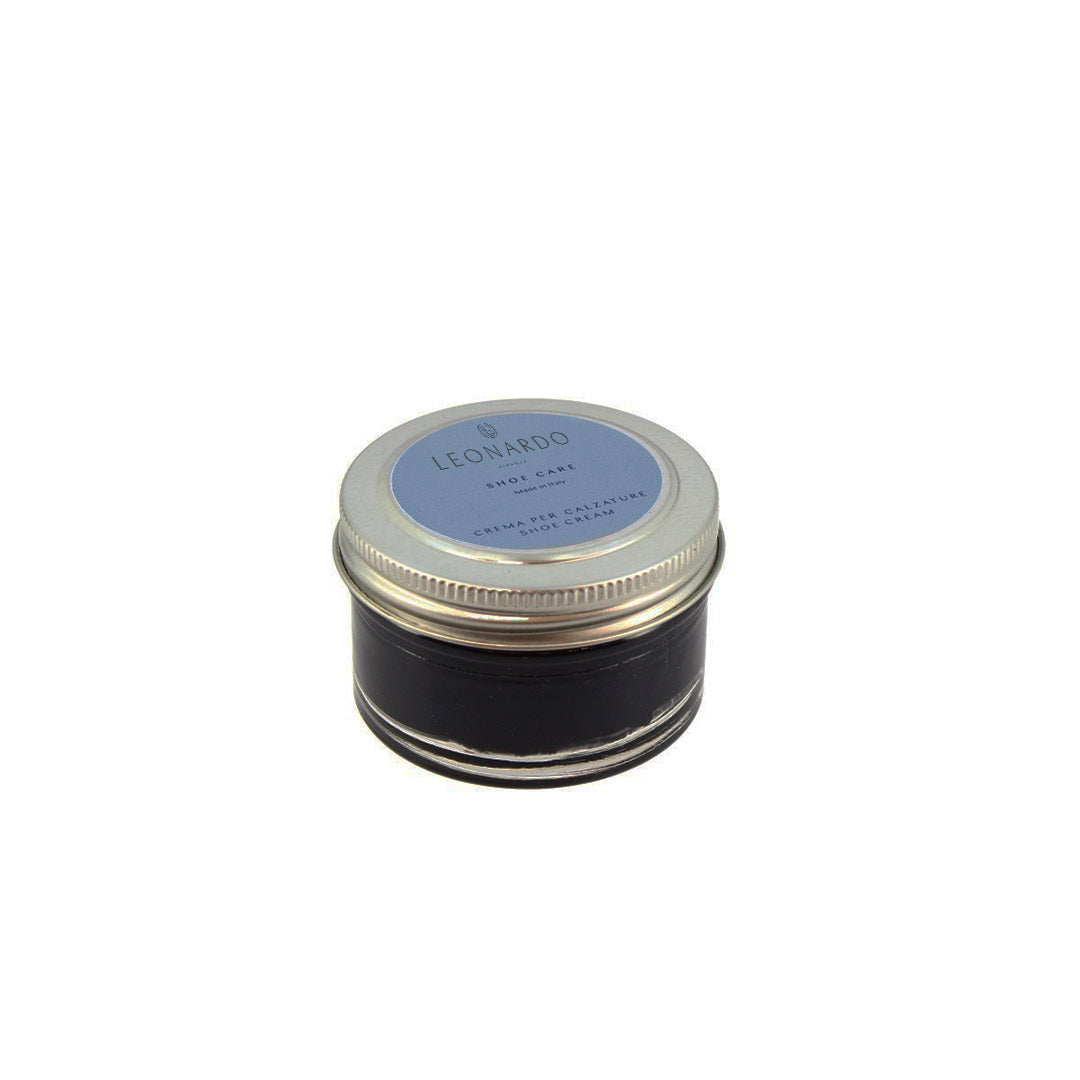 Lucido da scarpe colore nero crema per calzature in pelle 50 ml - LeonardoShoes