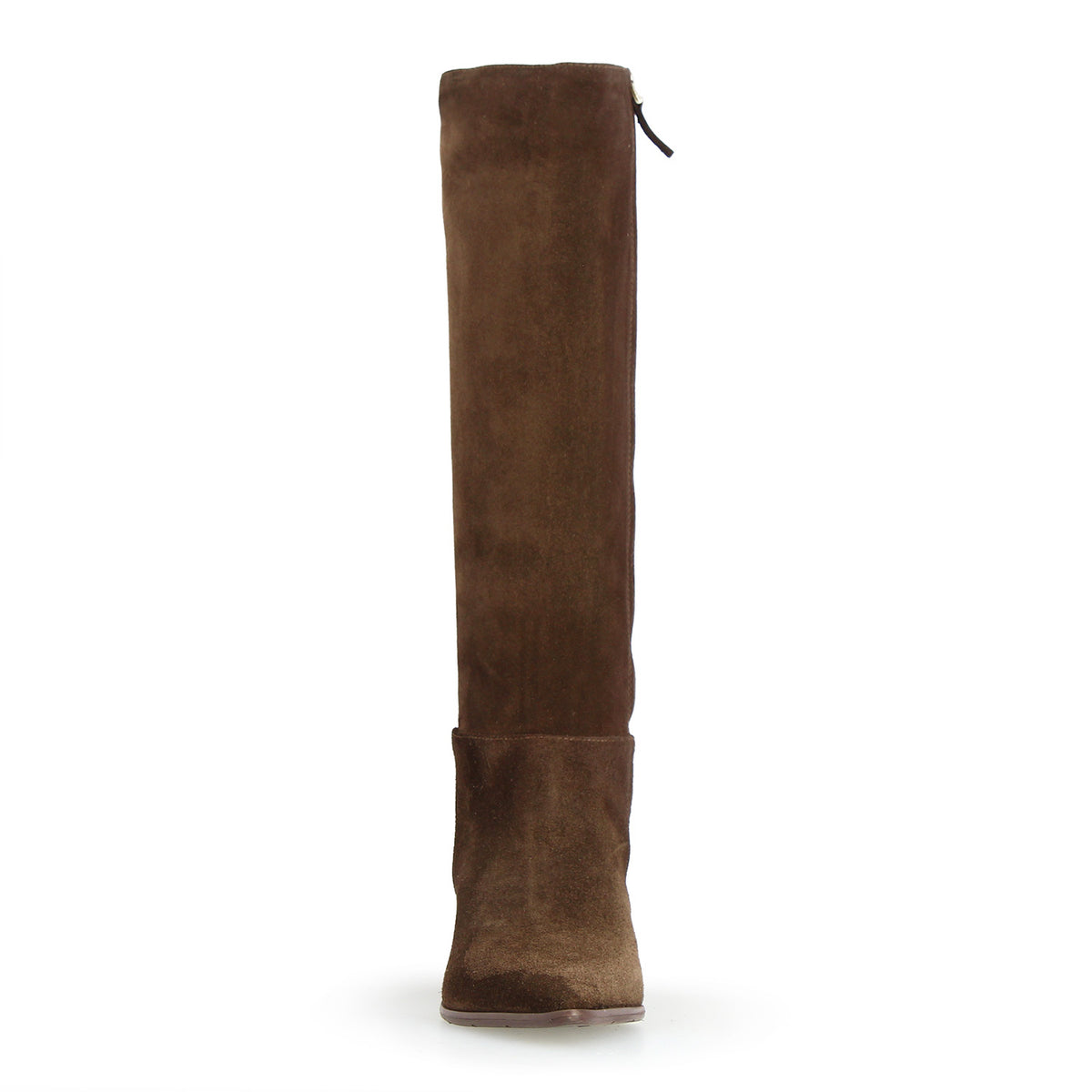 Medicea - Stivale donna in camoscio marrone scuro - LeonardoShoes
