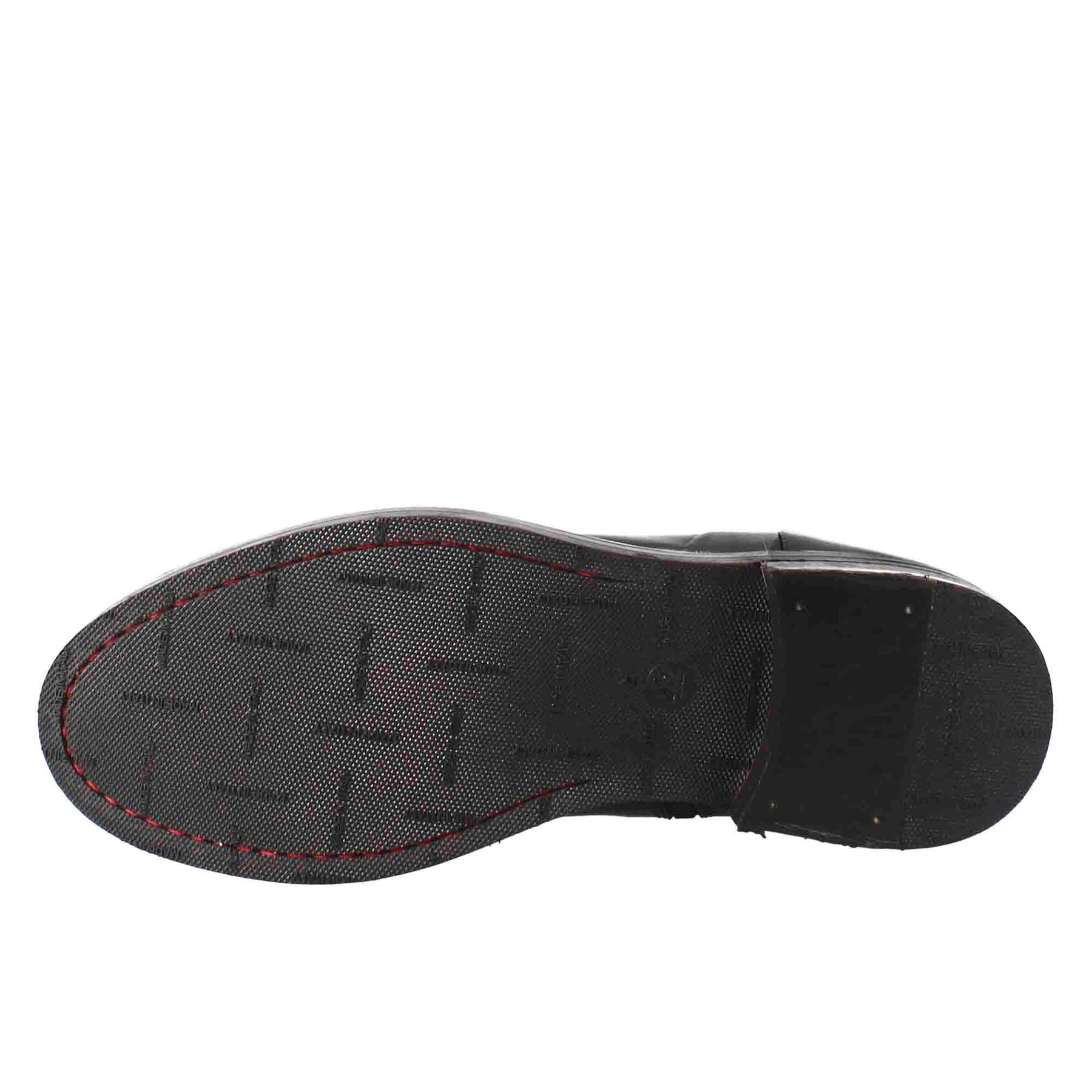 Stivaletto anfibio alto diver da uomo in pelle lavata colore nero