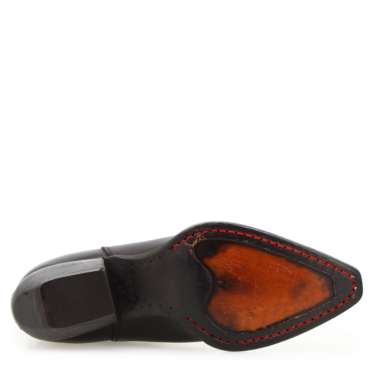 Velvet - Stivaletto texano donna in pelle nera - LeonardoShoes