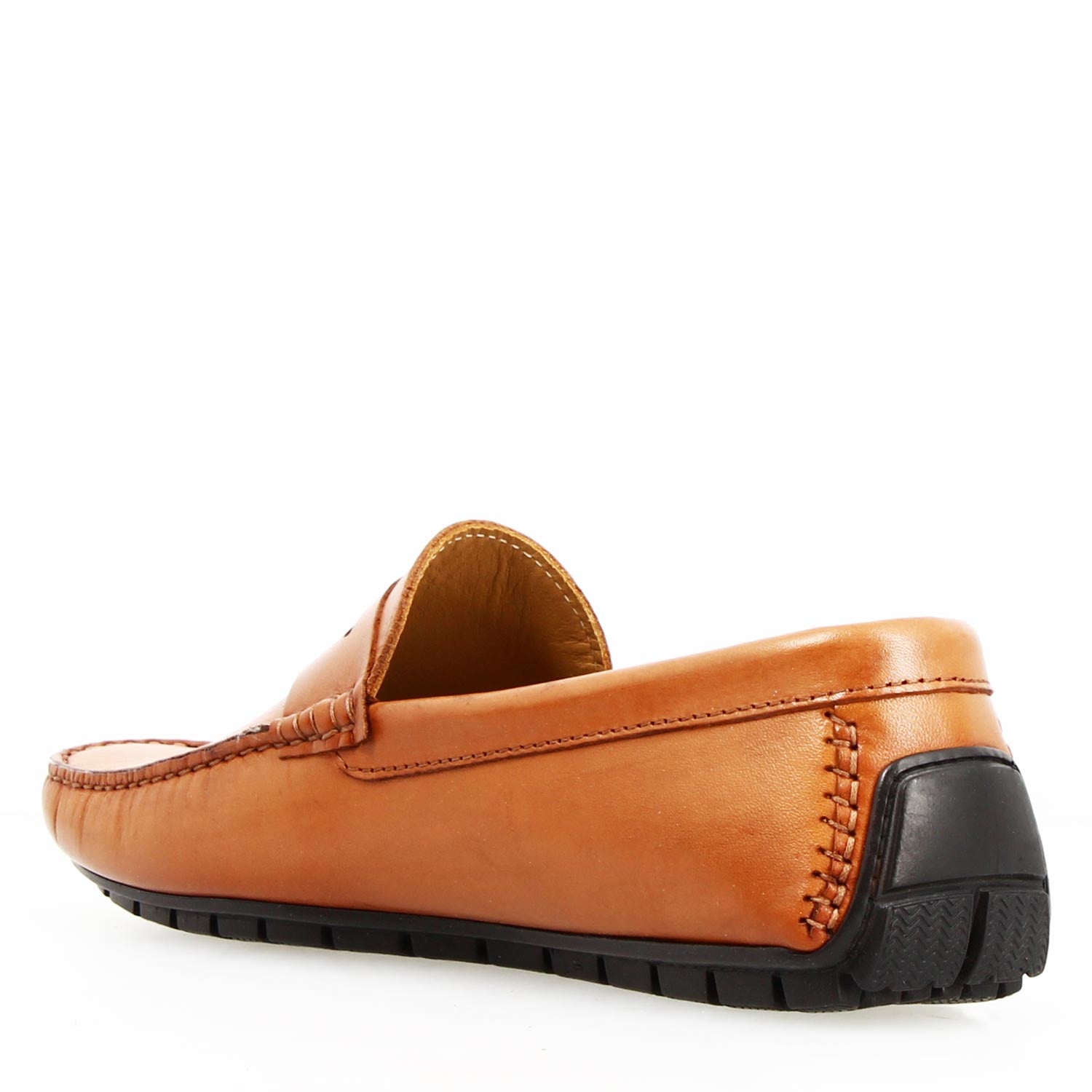 Mocassino Ulisse da uomo in pelle marrone chiaro