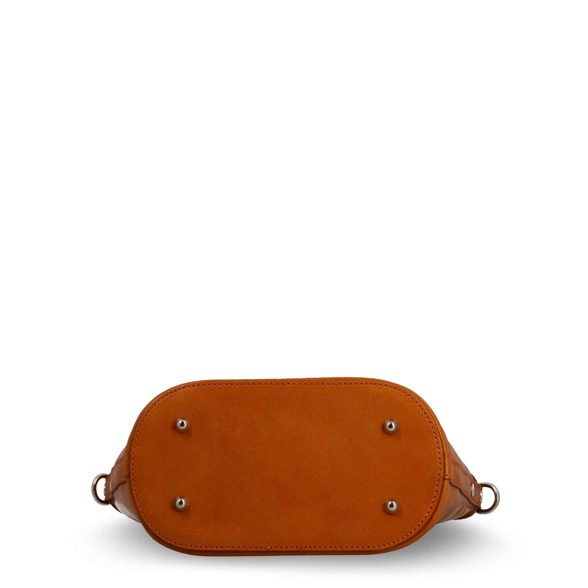 Borsa a mano da donna Afrodite in pelle colore marrone
