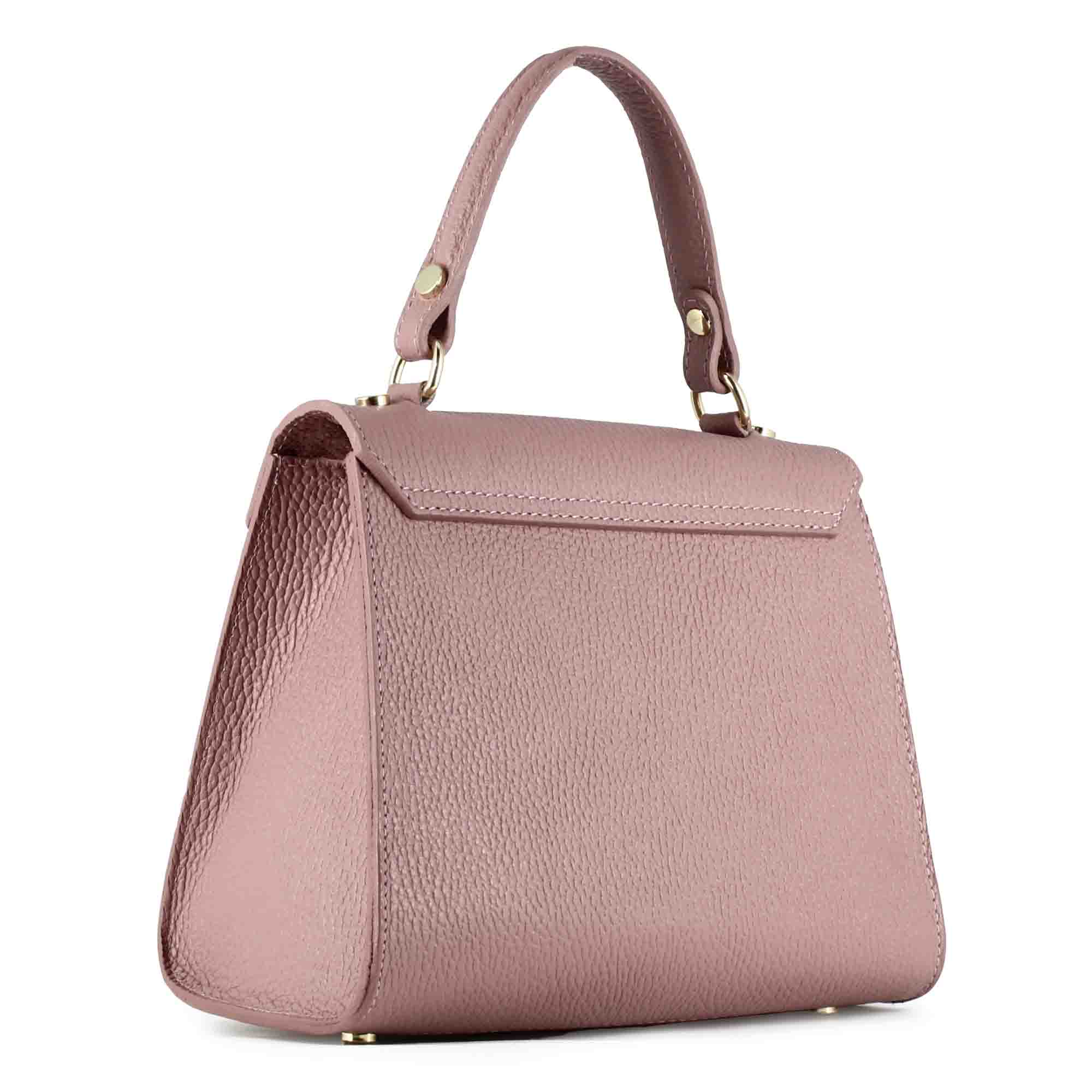 Borsa a mano Lady K da donna in pelle colore rosa