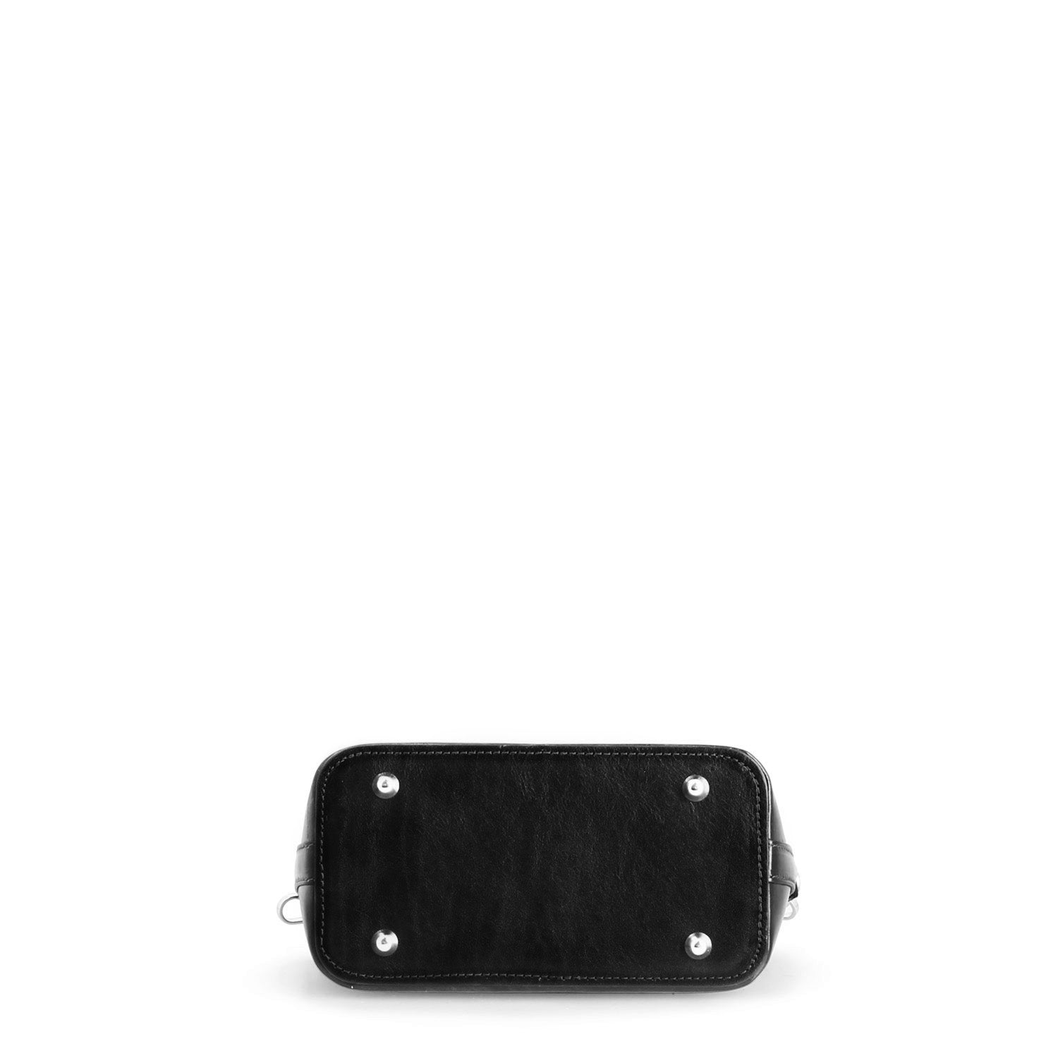 Damen schultertasche Atena aus schwarzem leder