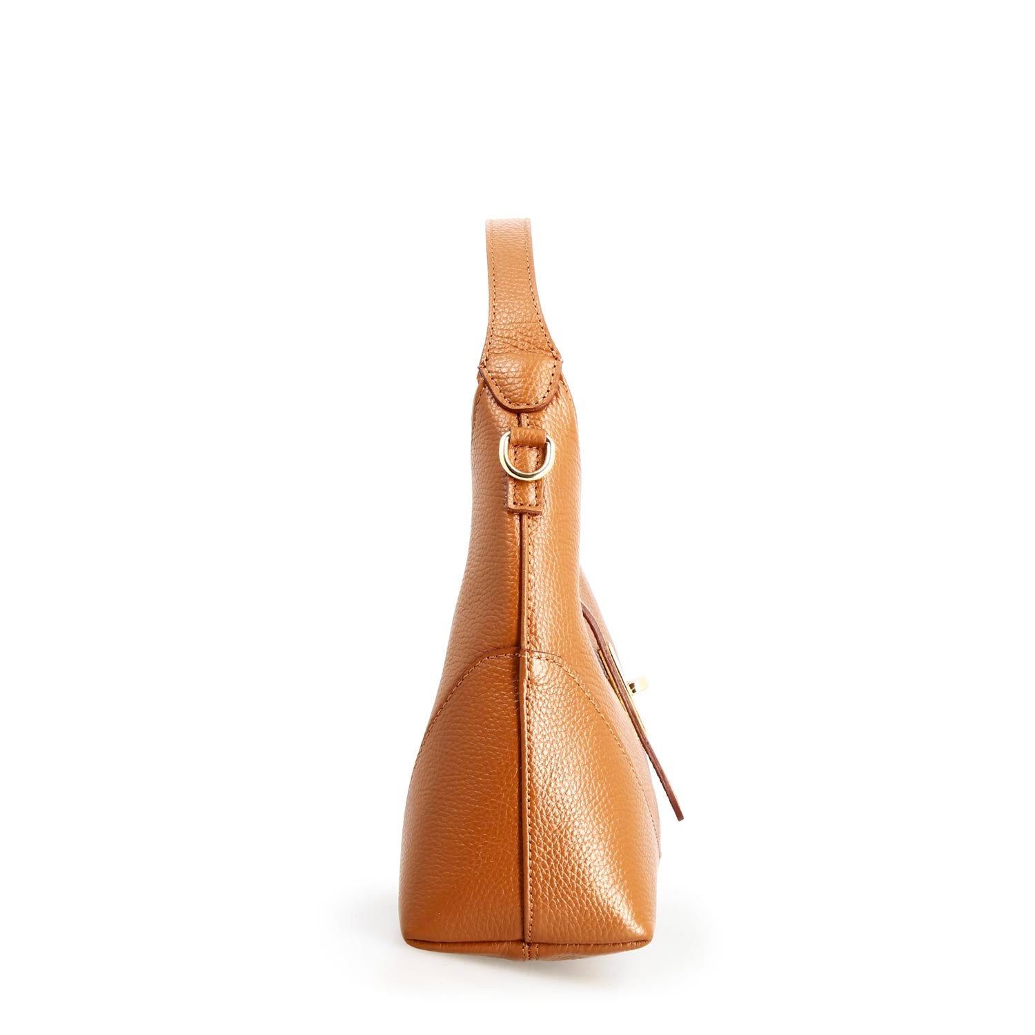 Sac à bandoulière Medusa en cuir marron pour femme