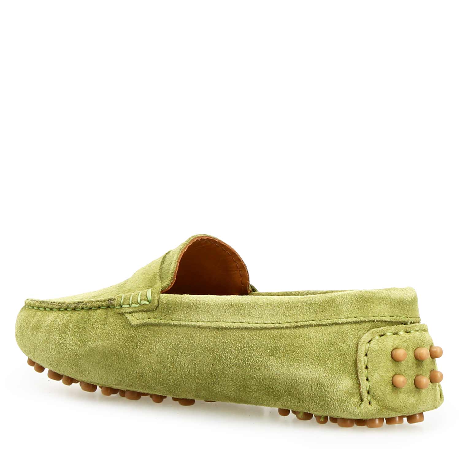 Car shoe Garda da donna in camoscio verde