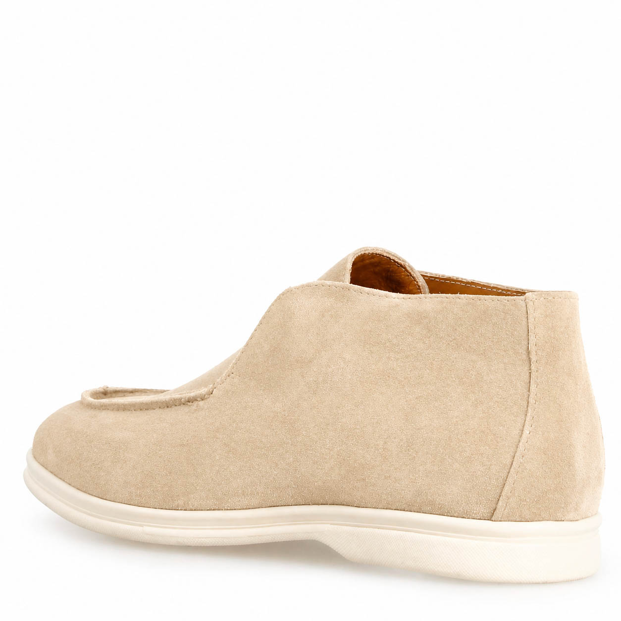 Men's Elite high-top loafer in beige suede