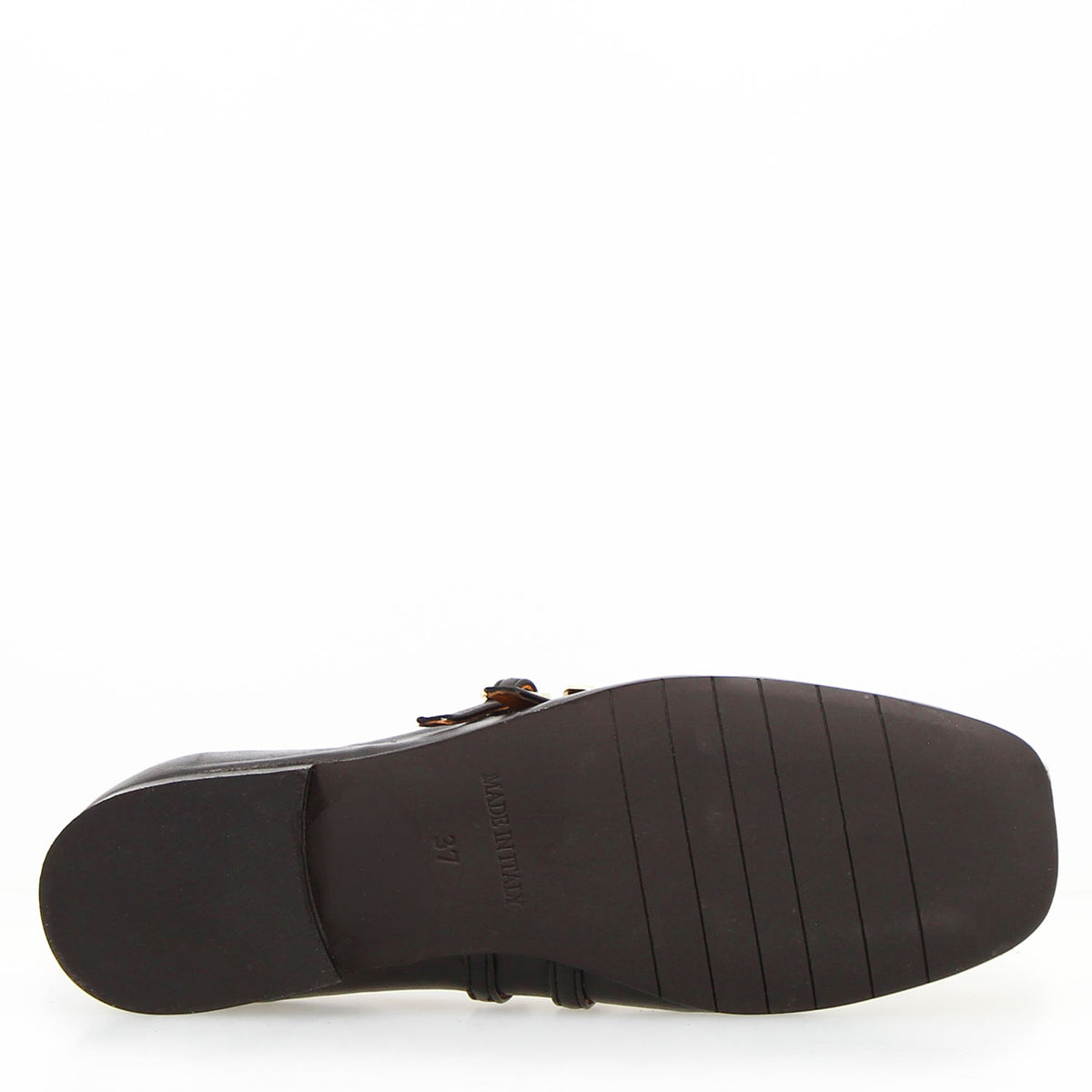 Iside - Mary Jane Double Strap Ballet Flat Black