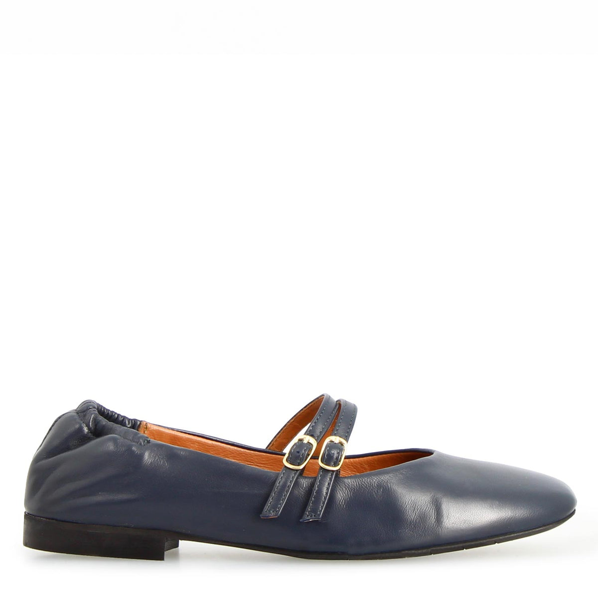 Iside - Mary Jane Double Strap Ballet Flat Navy