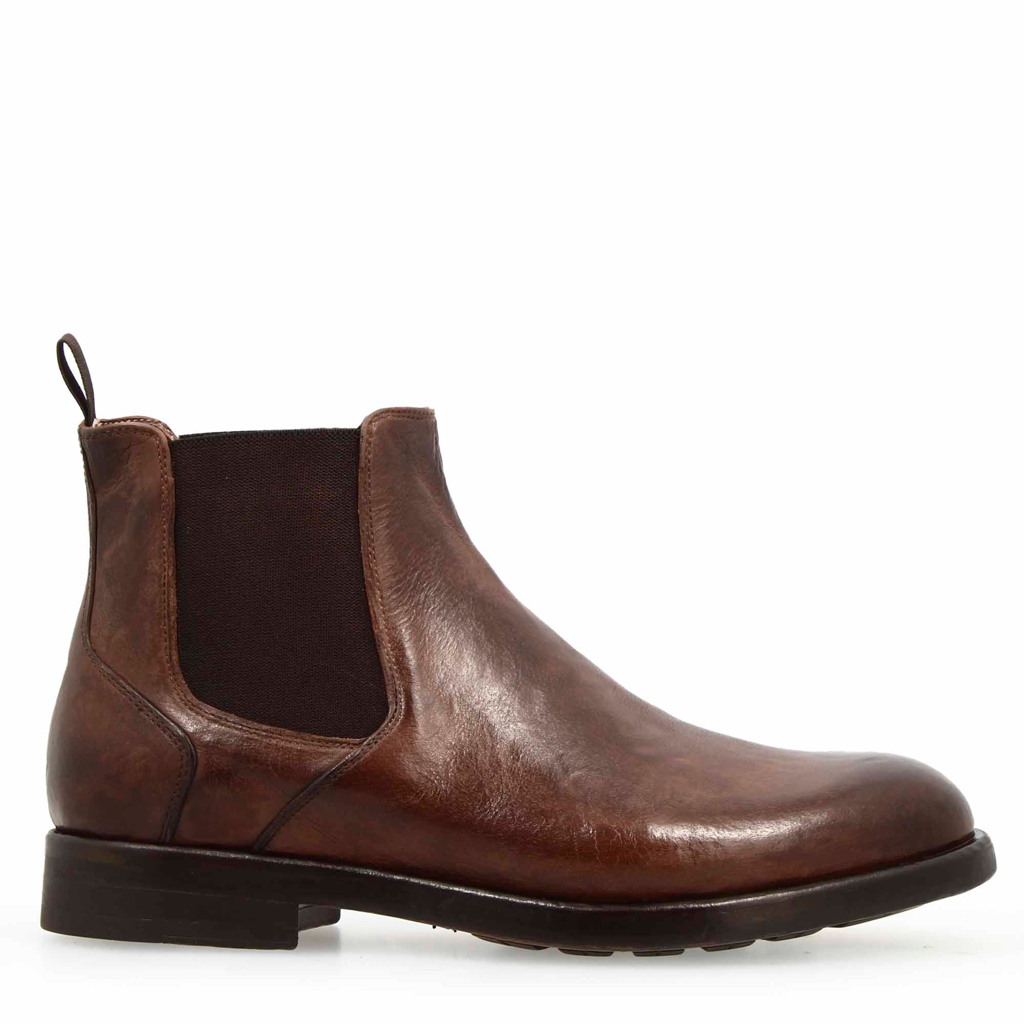 Men's Brown Modern Chelsea Boot