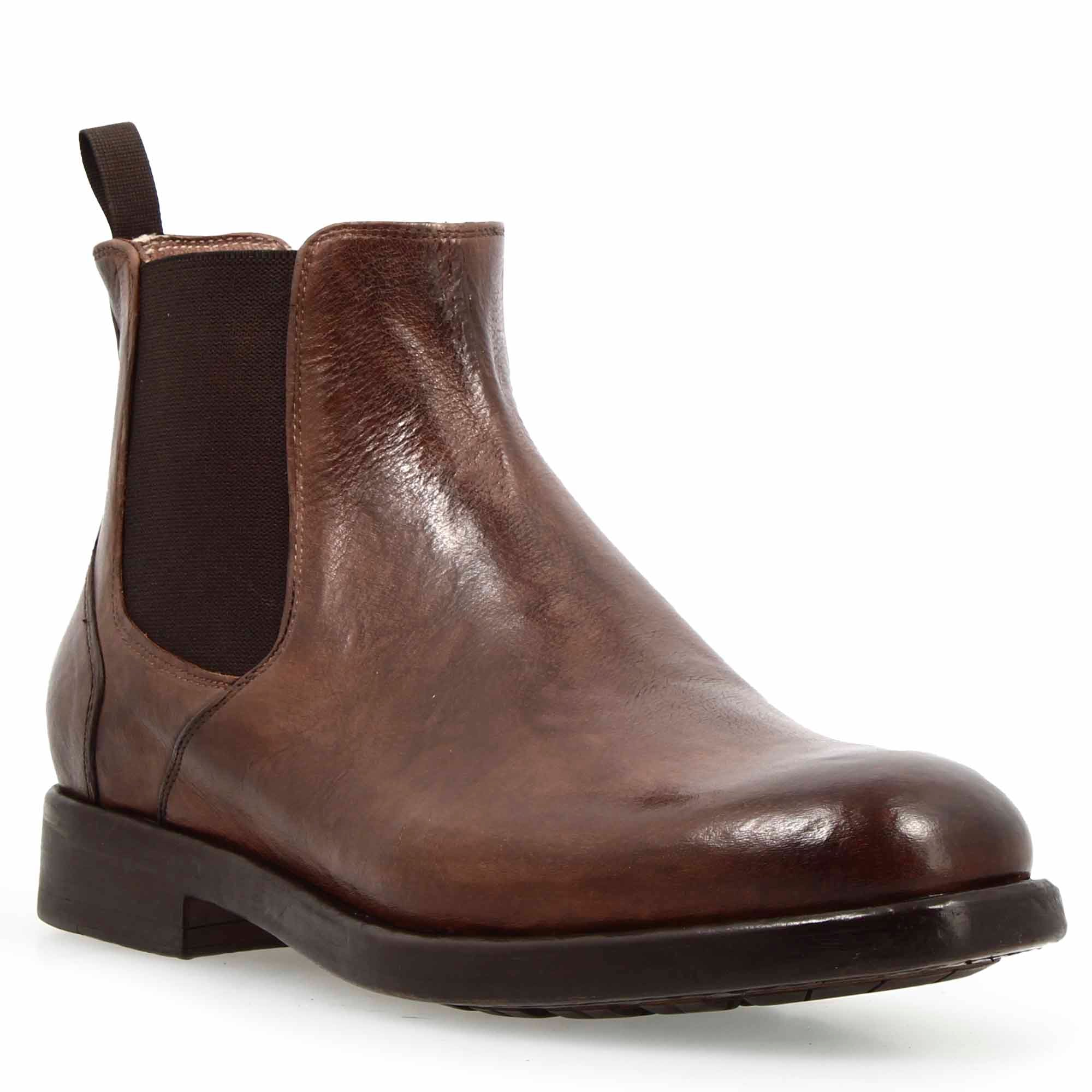 Men's Brown Modern Chelsea Boot
