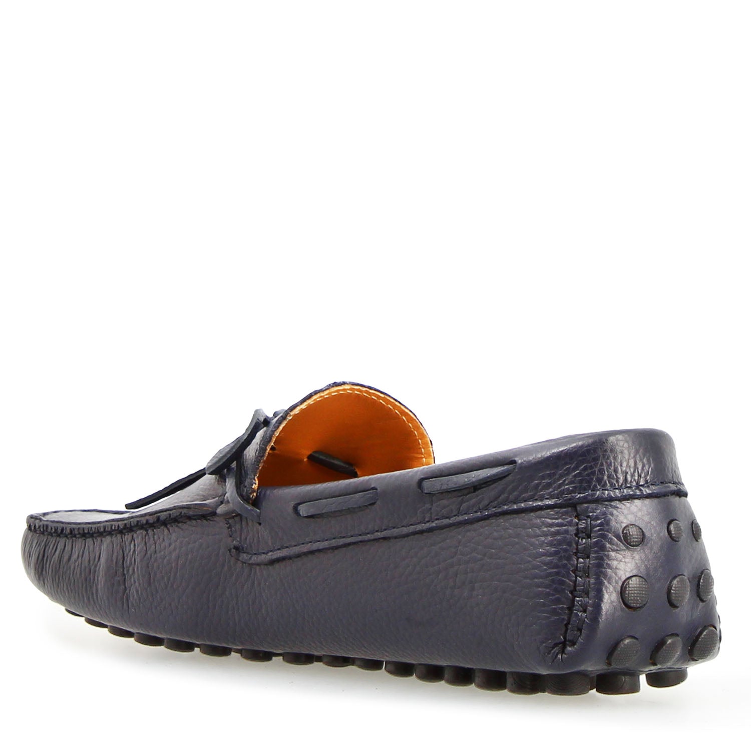 Dario handcrafted blue leather car shoe for men