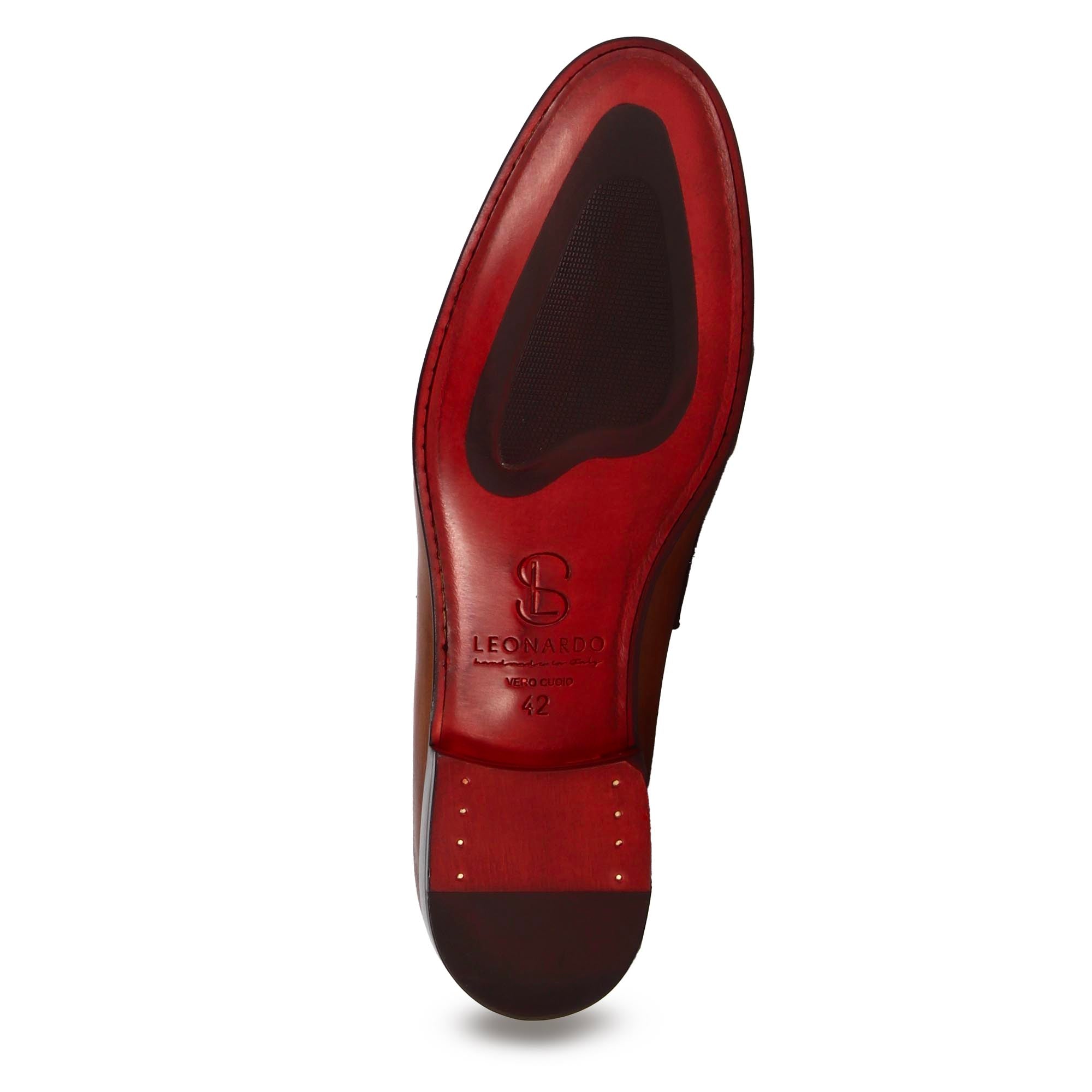 Classic moccasin with horsebit for men in brown leather