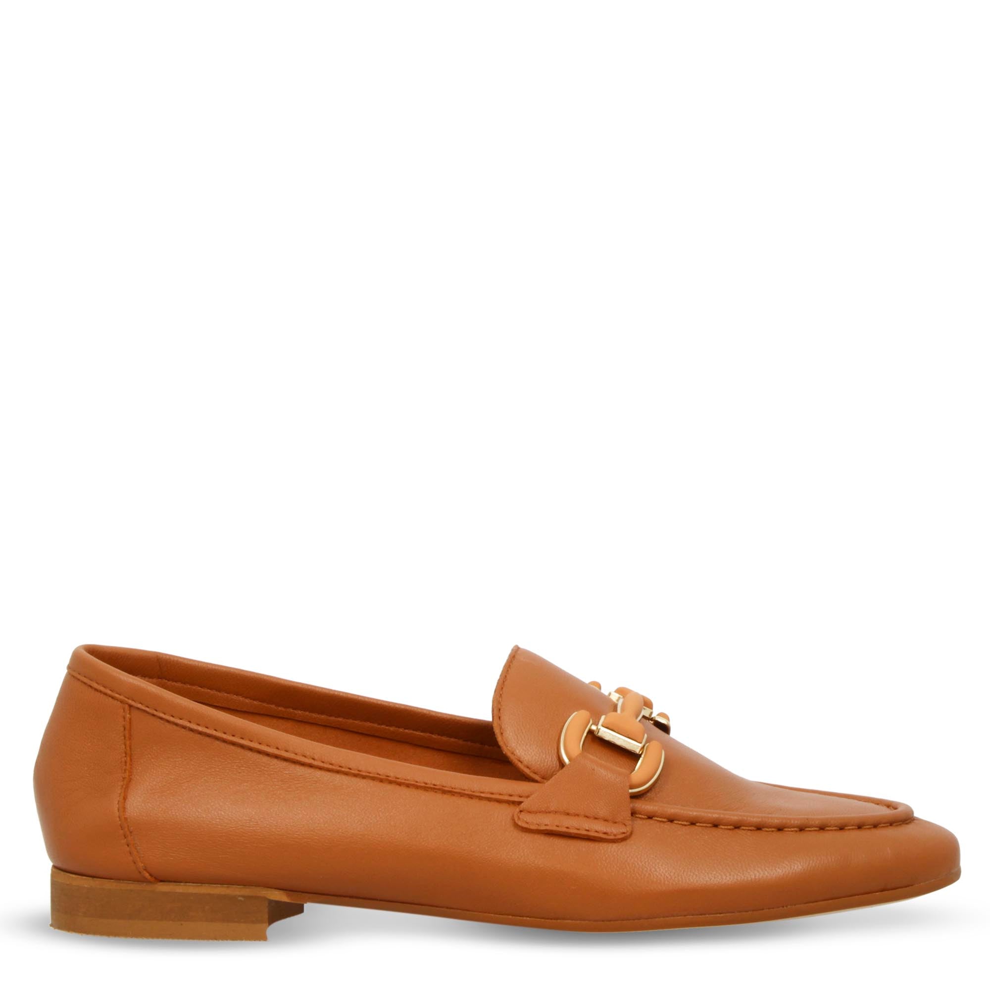 Women's Handmade Soft Moccasin in Brown Leather