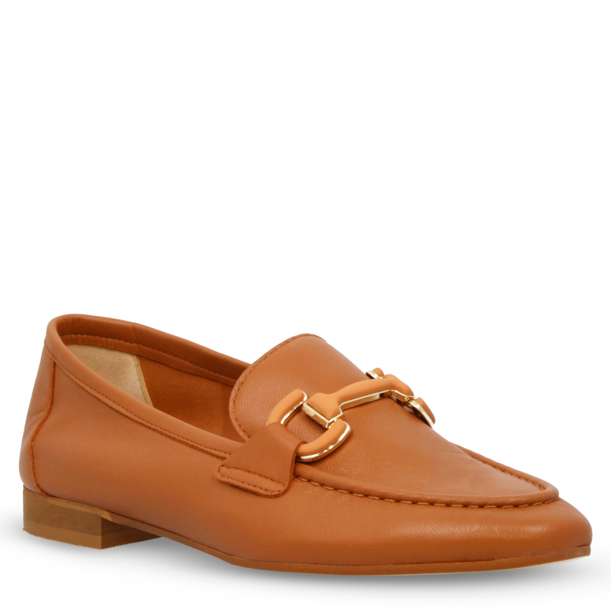 Women's Handmade Soft Moccasin in Brown Leather