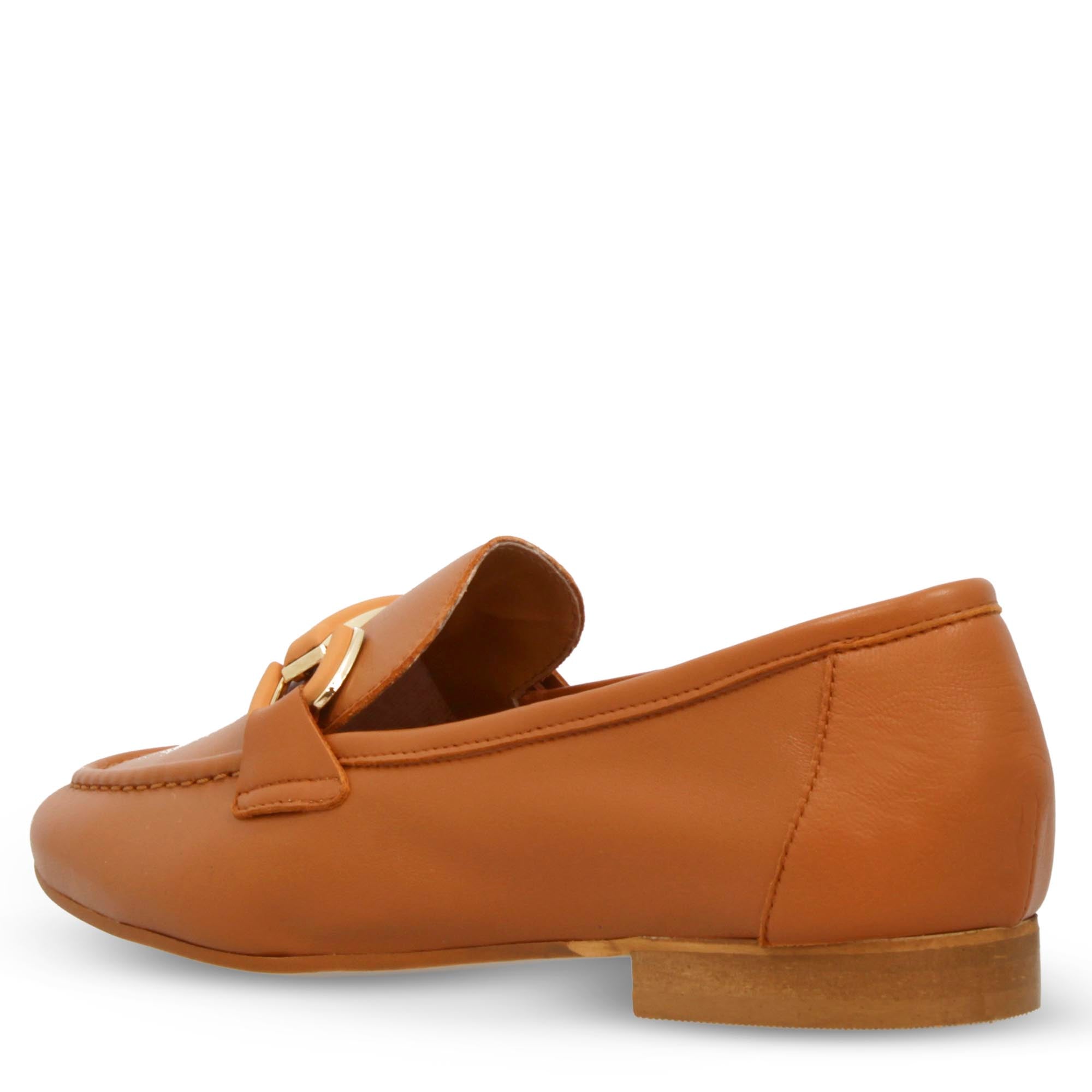Women's Handmade Soft Moccasin in Brown Leather