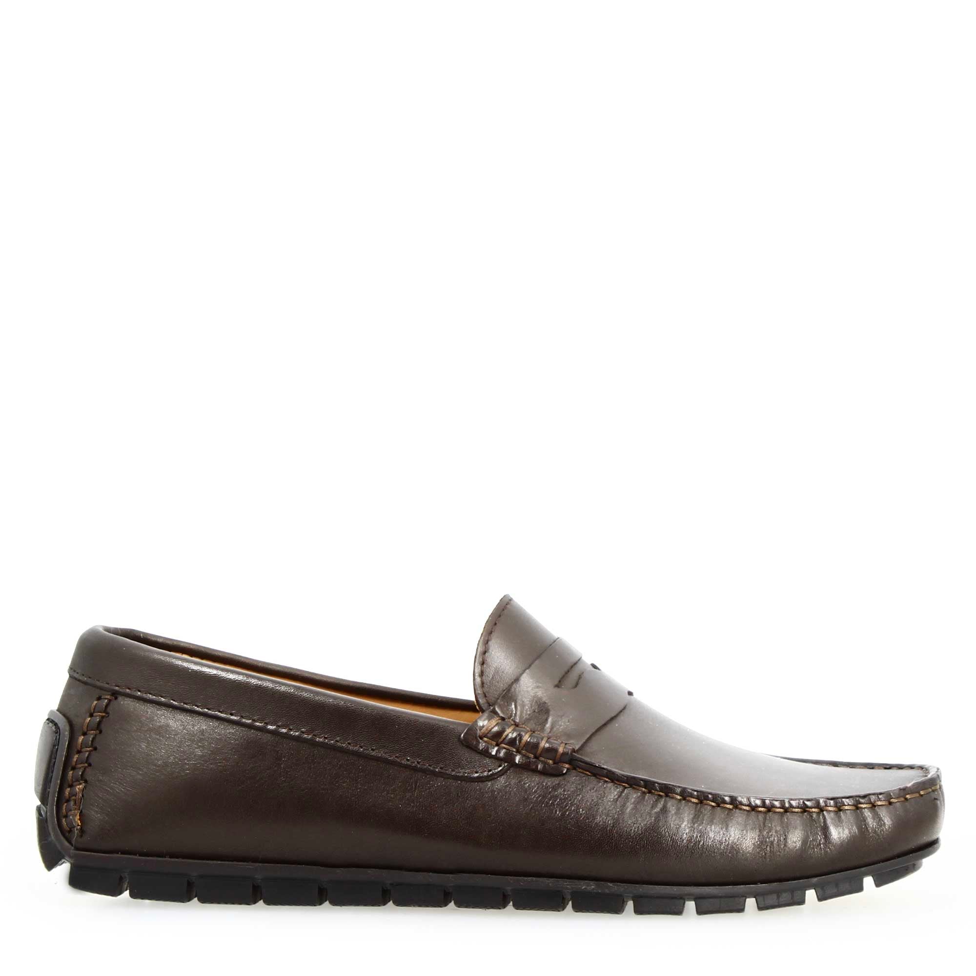 Men's Ulisse Brown Leather Loafers