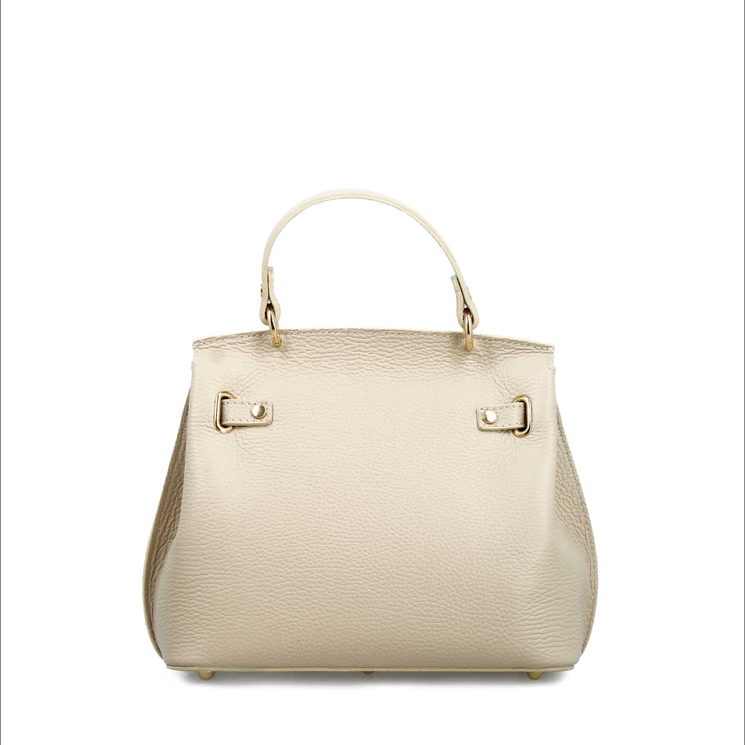Ninfea white leather handbag for women