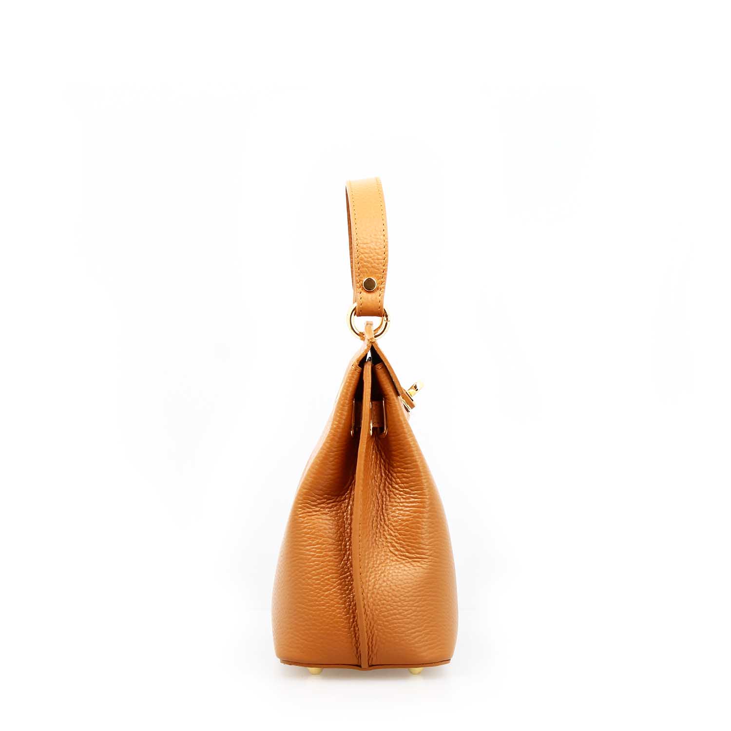 Ninfea light brown leather handbag for women