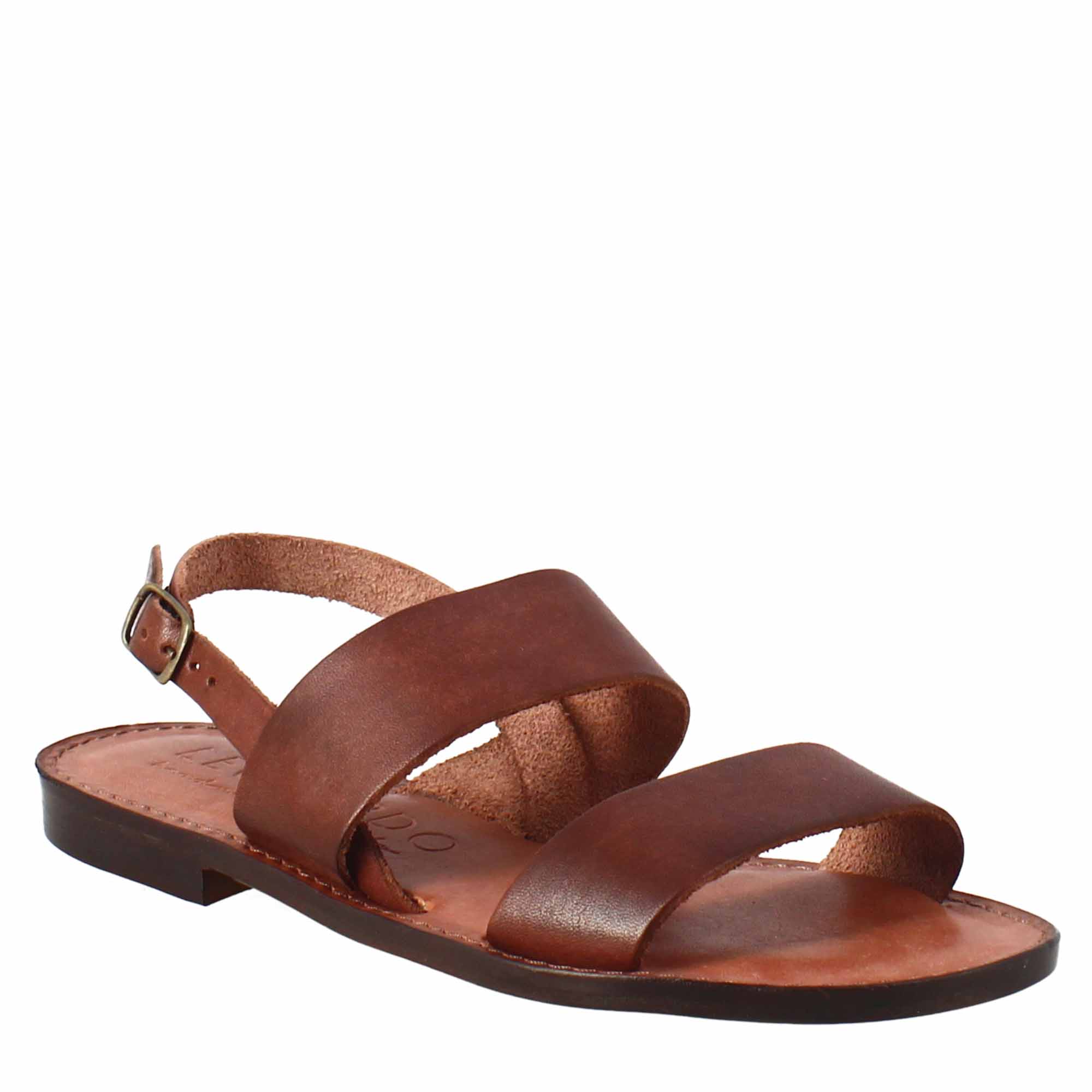 Women's Euphoria ancient Roman style brown leather sandals