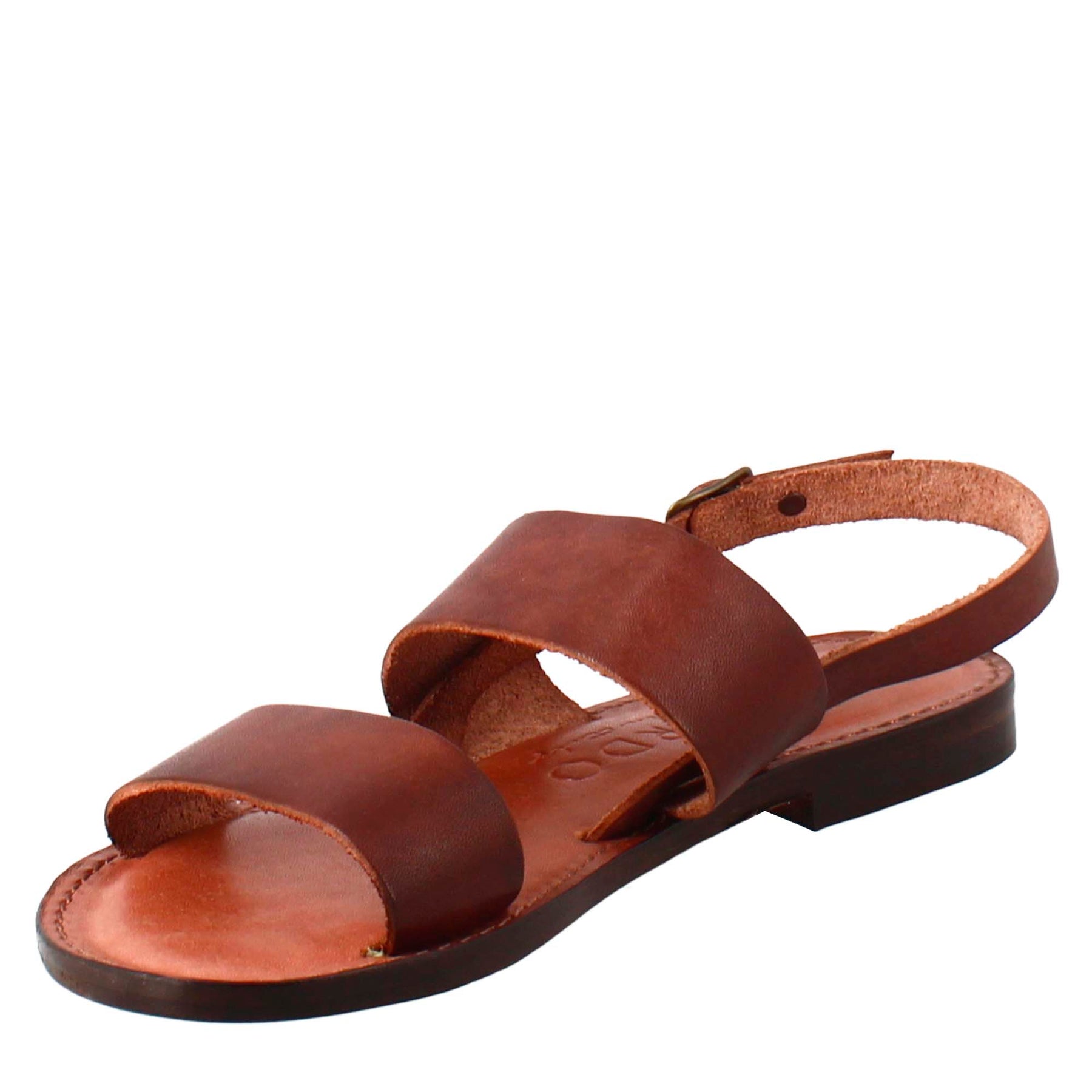 Women's Euphoria ancient Roman style brown leather sandals