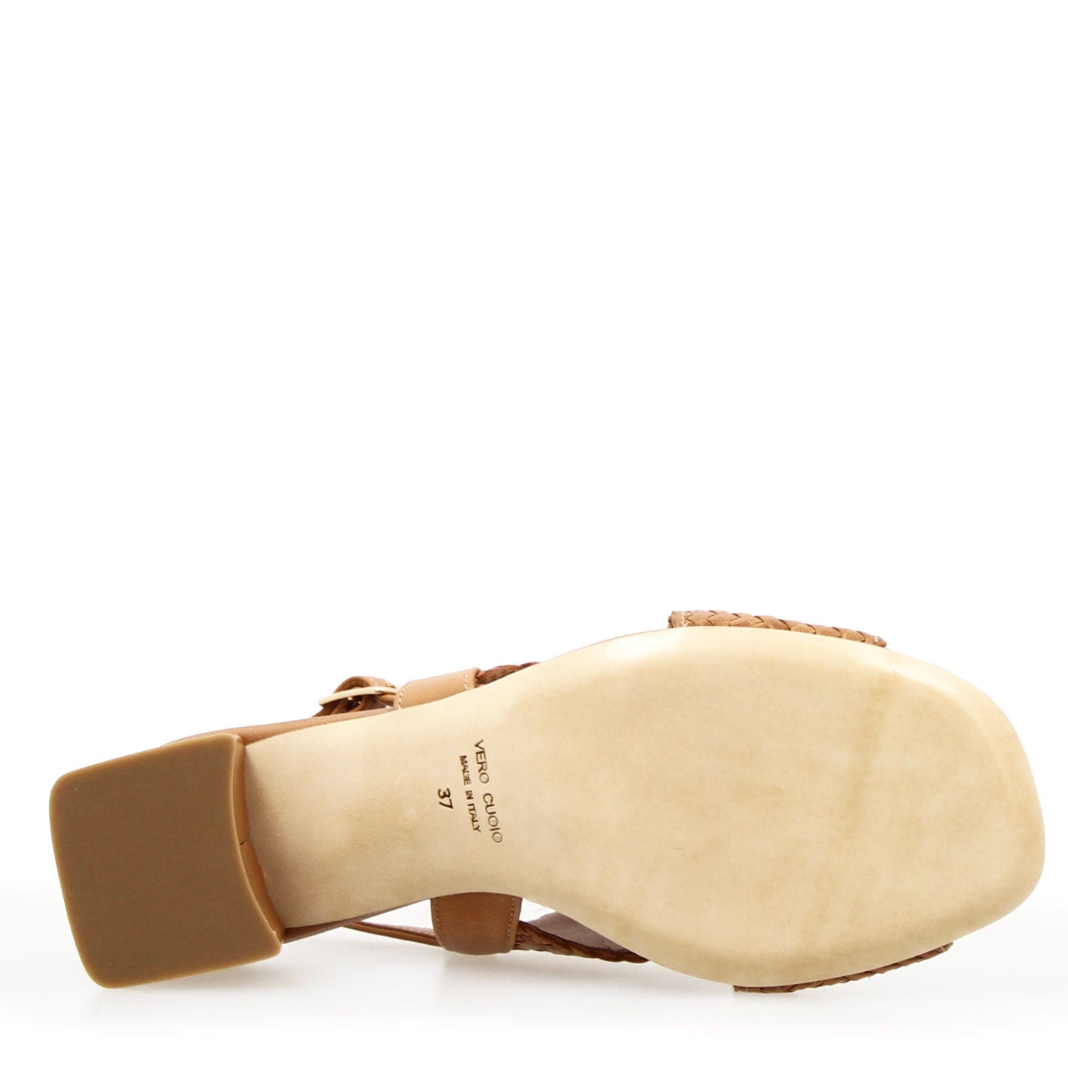 Sandale Demetra pour femme en cuir marron