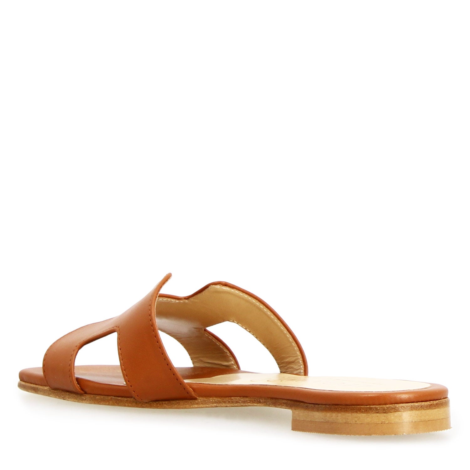 Sandalo da donna Harmony in pelle nappa marrone