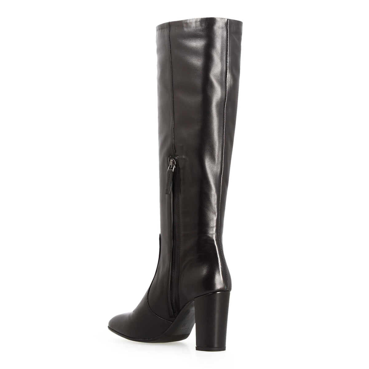 Signoria - Botte talon haut femme en cuir noir