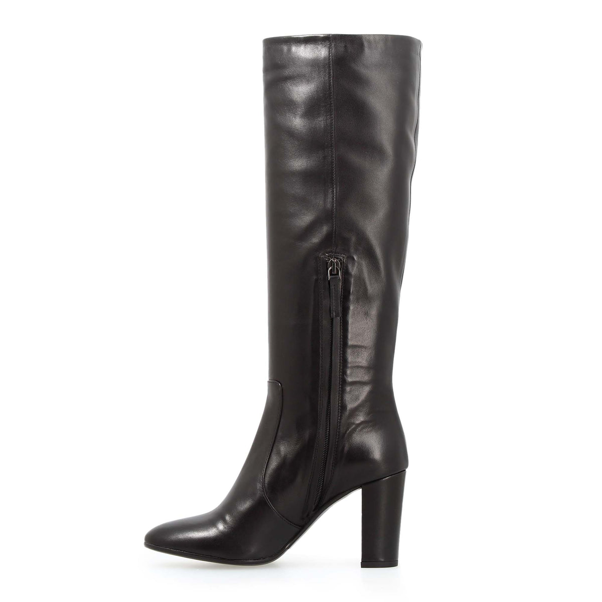 Signoria - Botte talon haut femme en cuir noir
