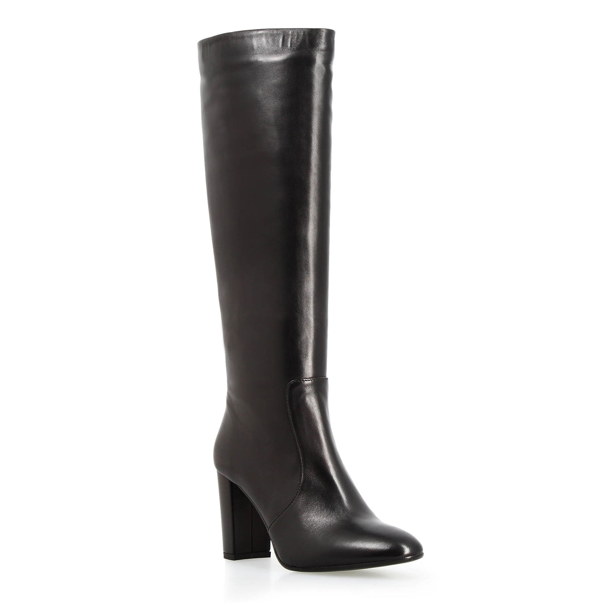 Signoria - Botte talon haut femme en cuir noir