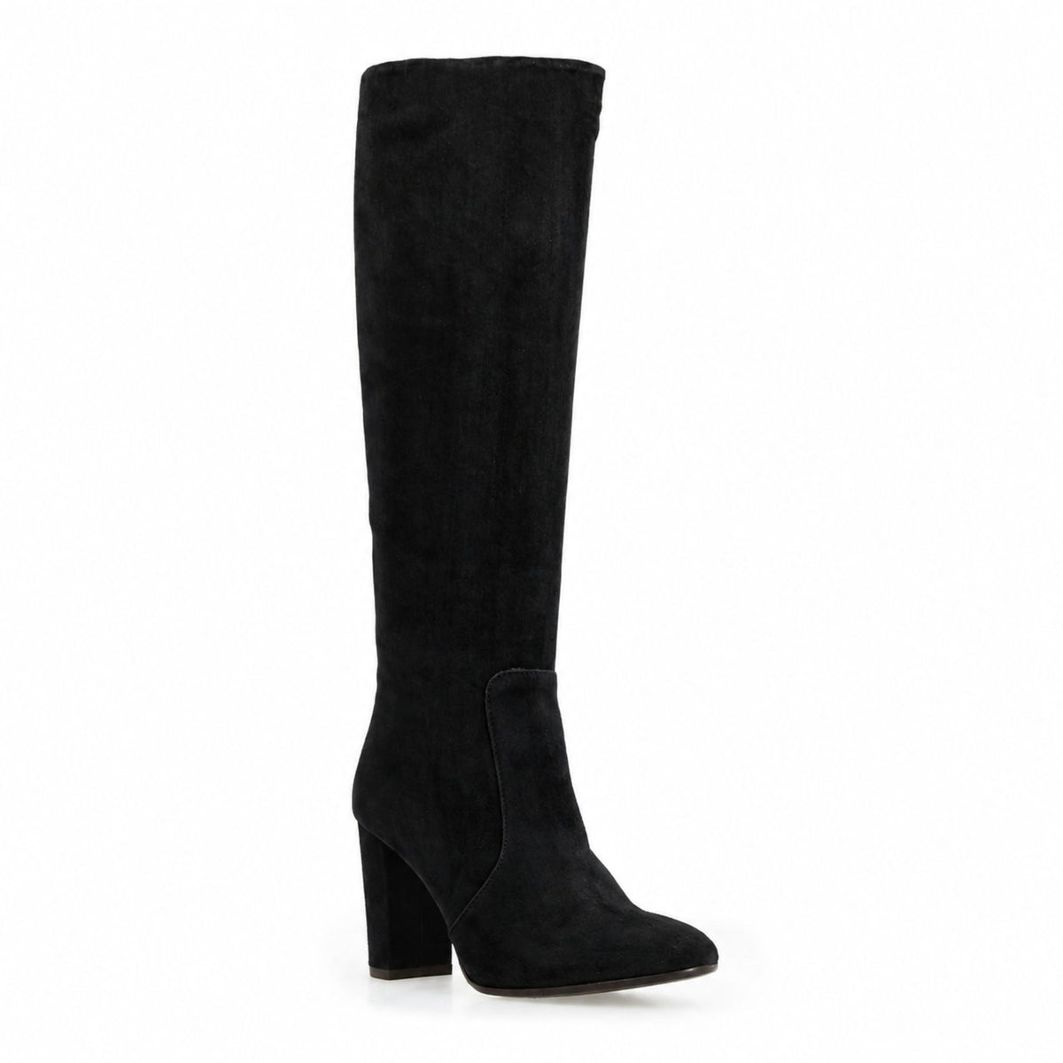 Signoria - Botte talon haut femme en daim noir