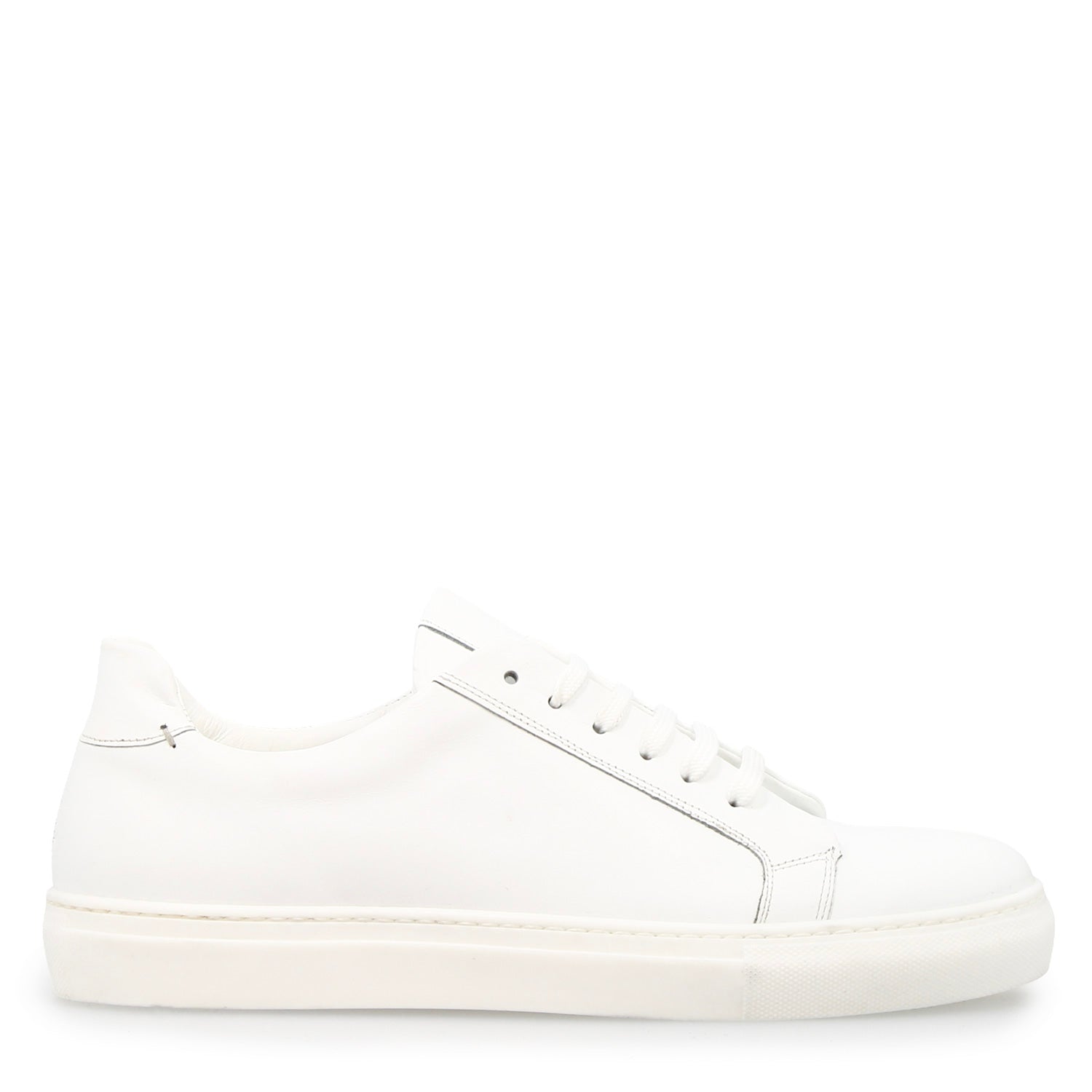 Baskets artisanales Oreste pour homme en cuir blanc