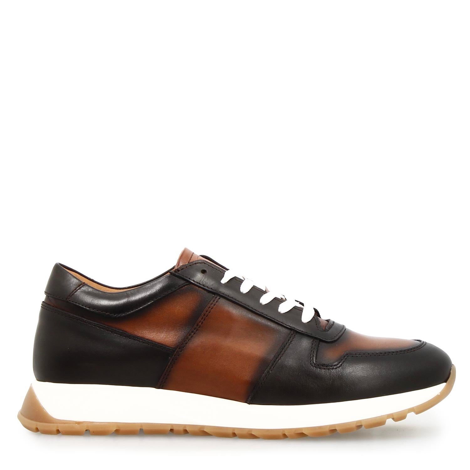 Piave sneakers for men in brown leather