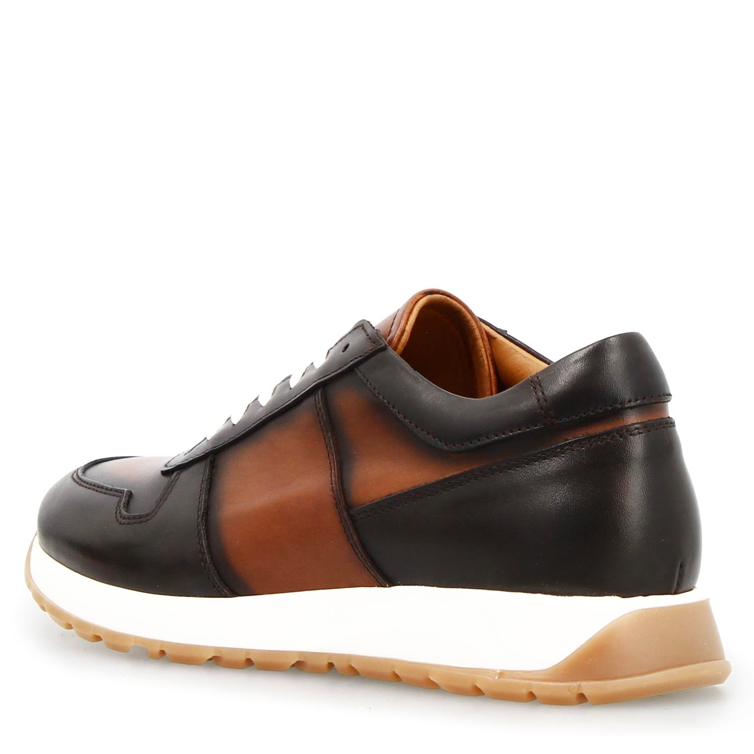 Piave sneakers for men in brown leather