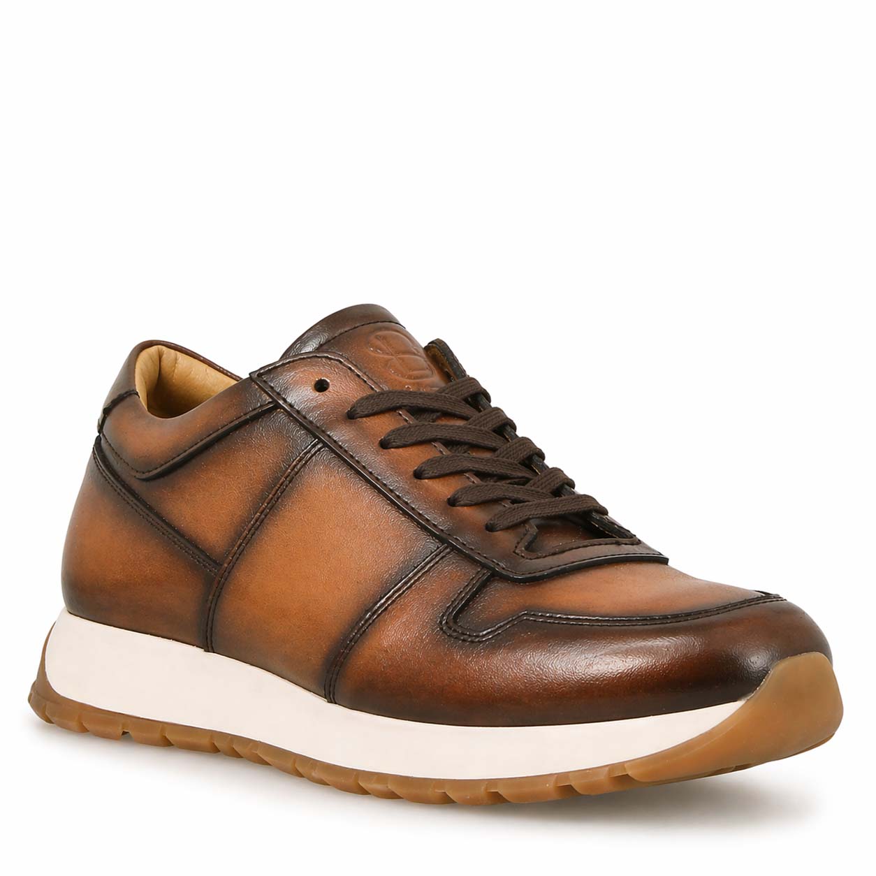 Piave sneakers for men in light brown leather