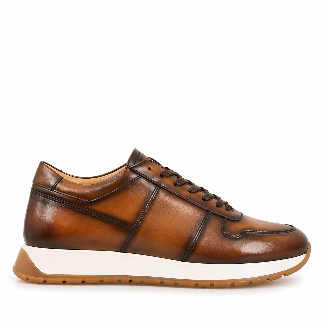 Piave sneakers for men in light brown leather
