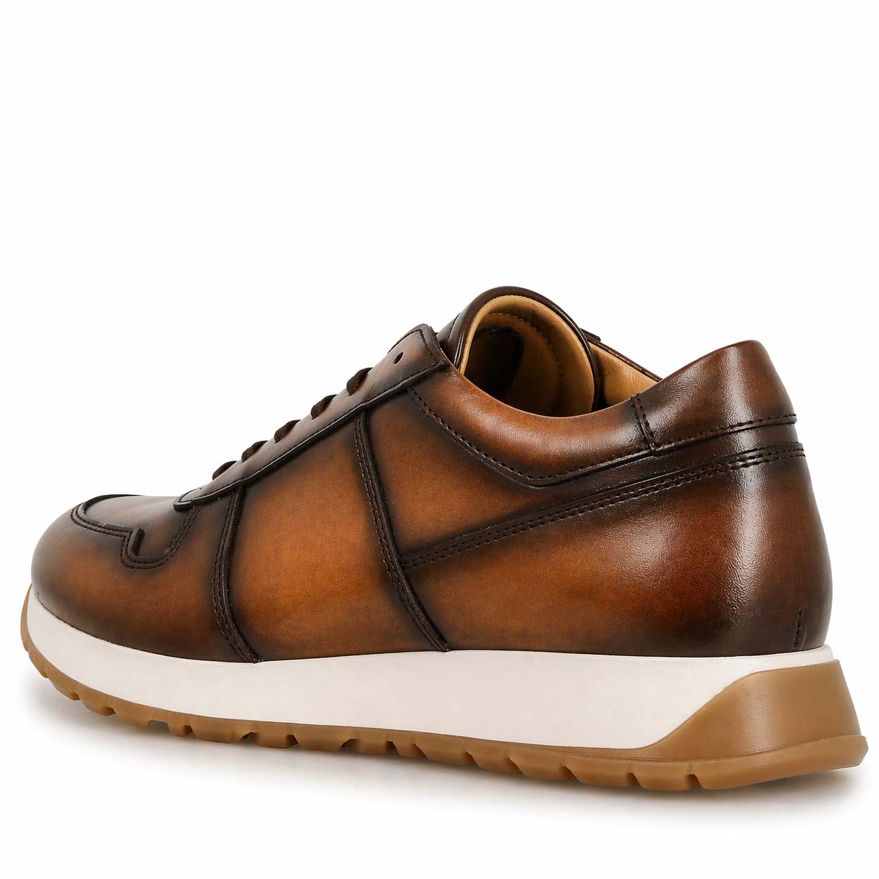 Piave sneakers for men in light brown leather