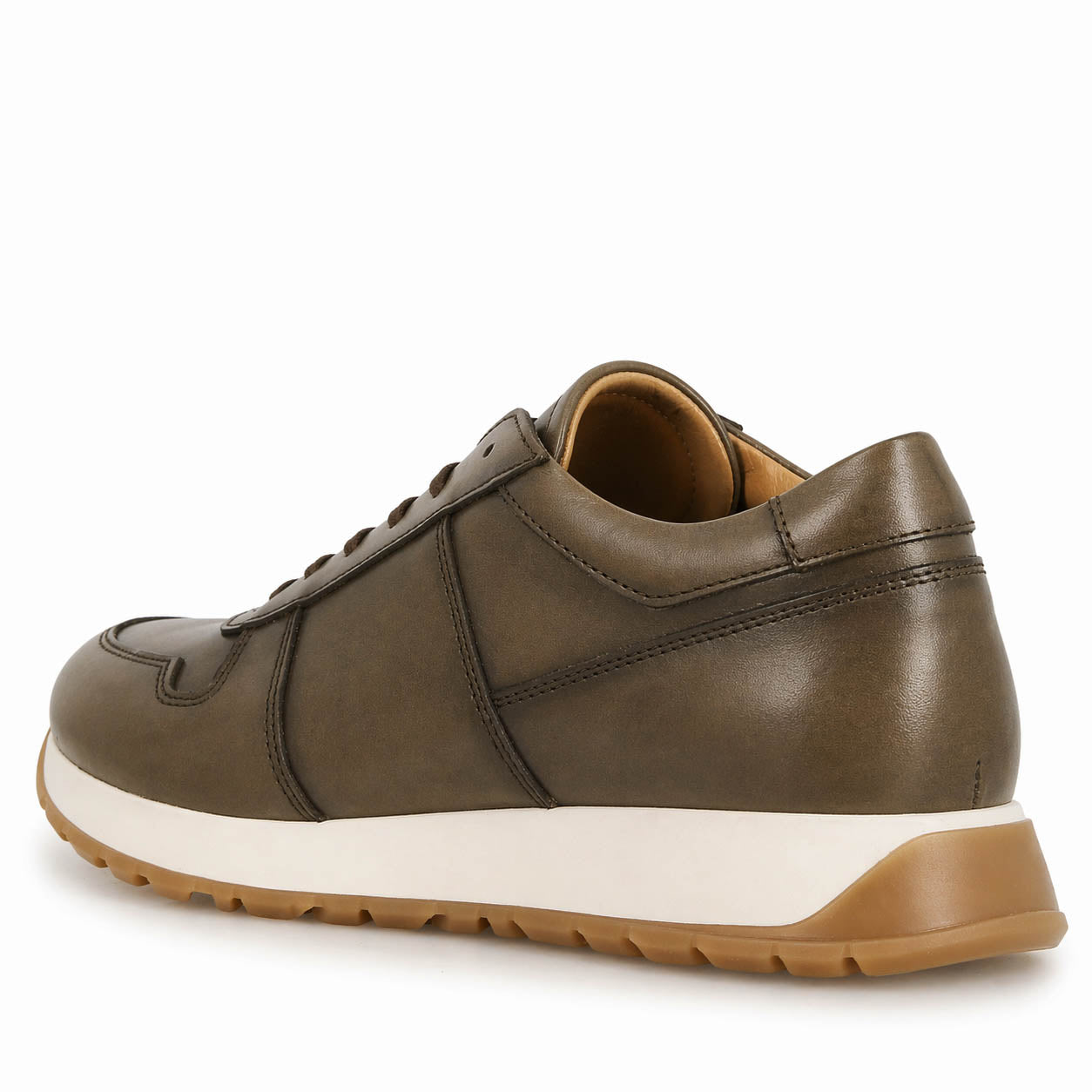 Piave sneakers for men in dark brown leather